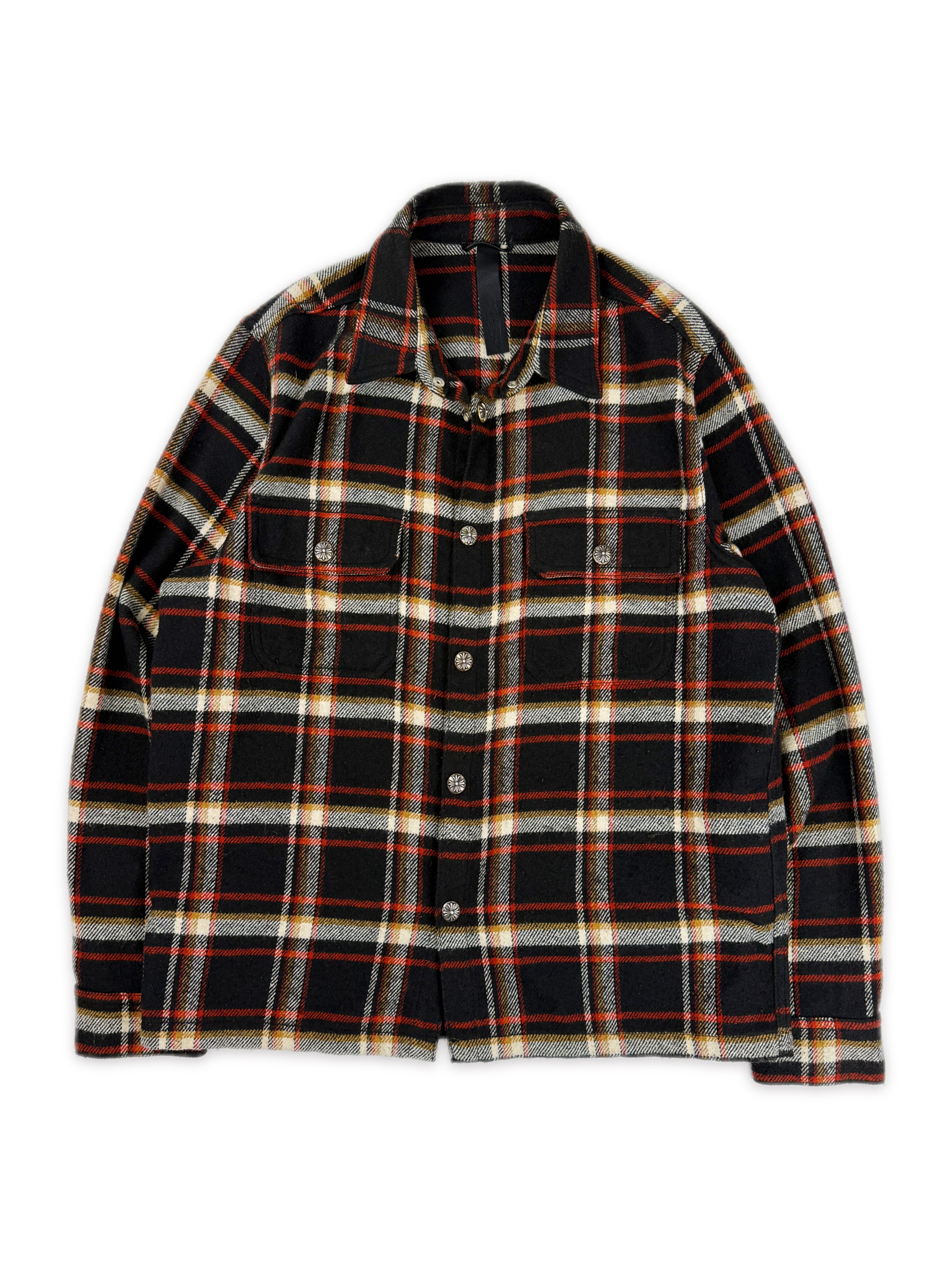 Chrome Hearts Checkered Work Dog Heavy Weight Flannel Jacket