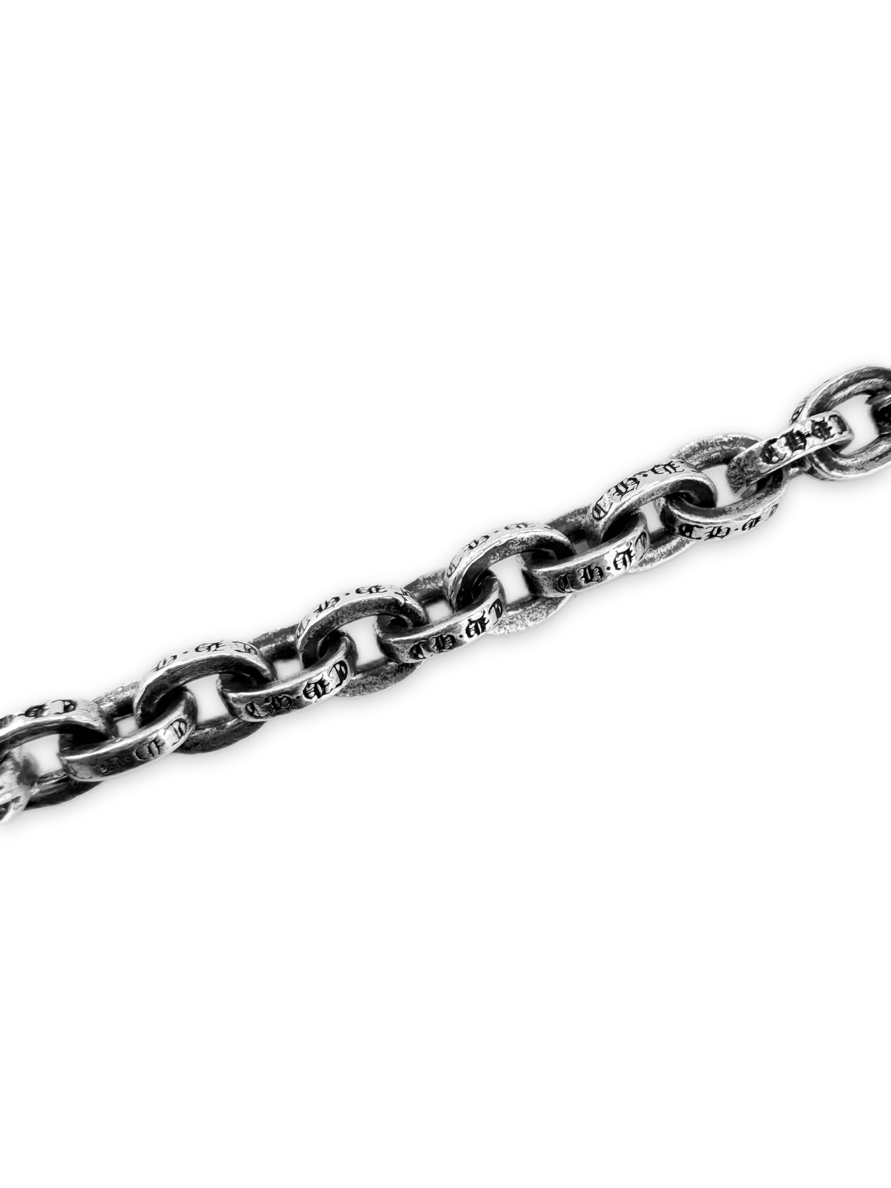 Chrome Hearts Dice Paper Chain Lobster Clasp .925 Silver Keychain