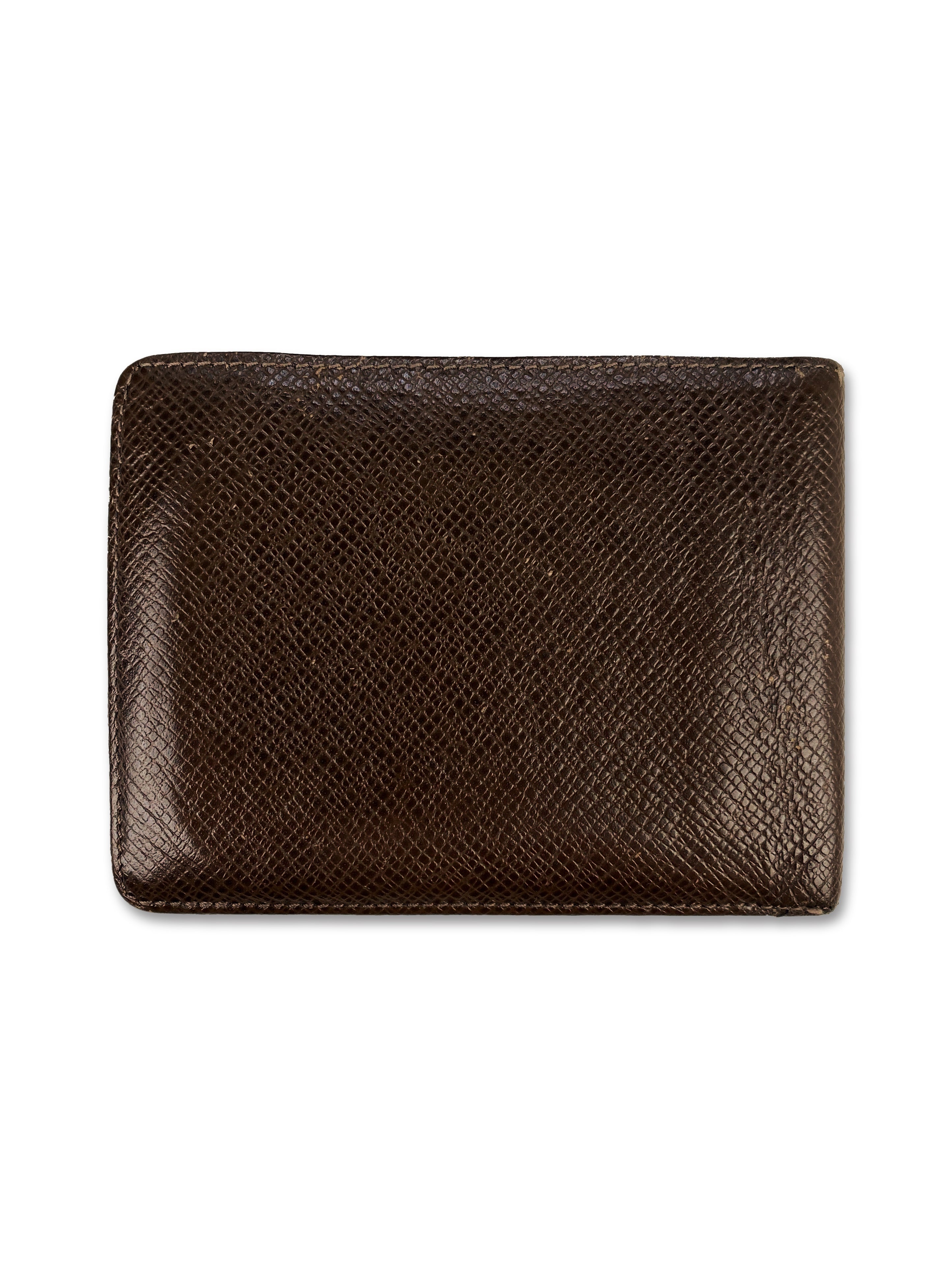 Louis Vuitton Epi Embossed Logo Brown Bifold Wallet