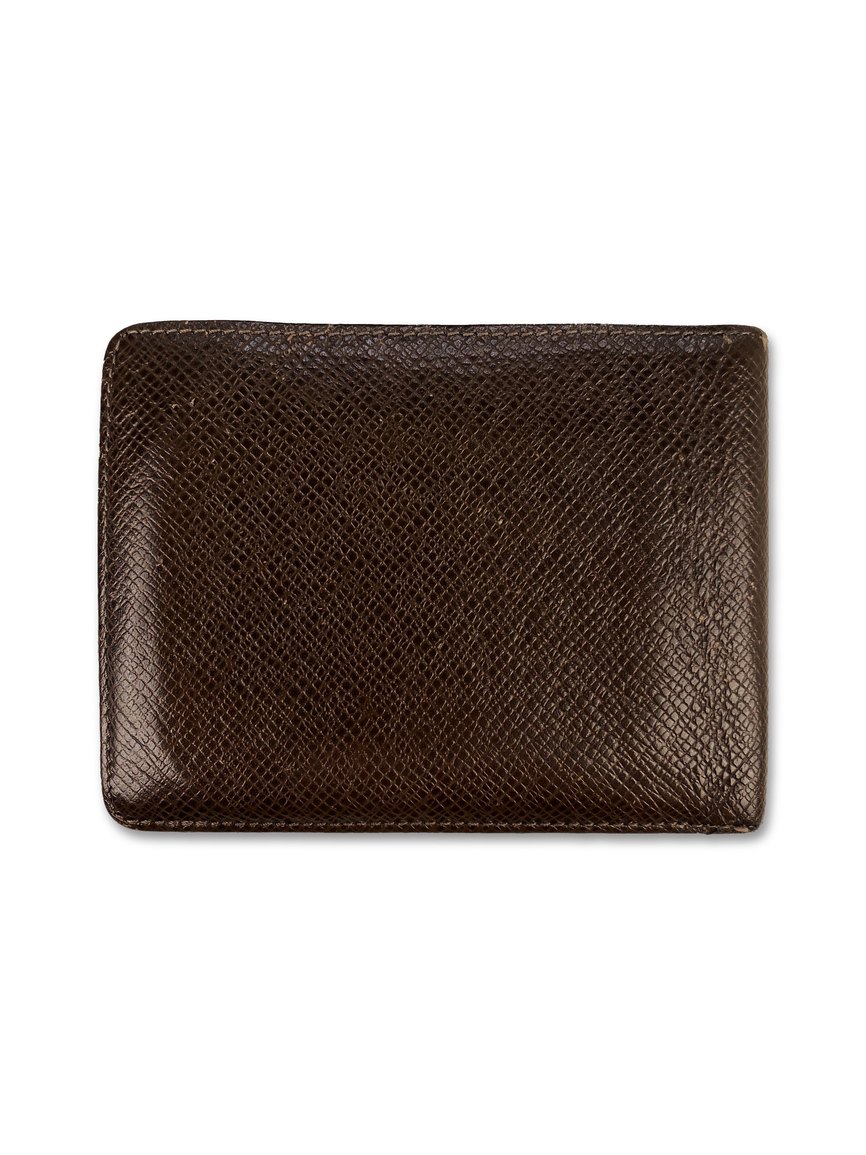 Louis Vuitton Epi Embossed Logo Brown Bifold Wallet