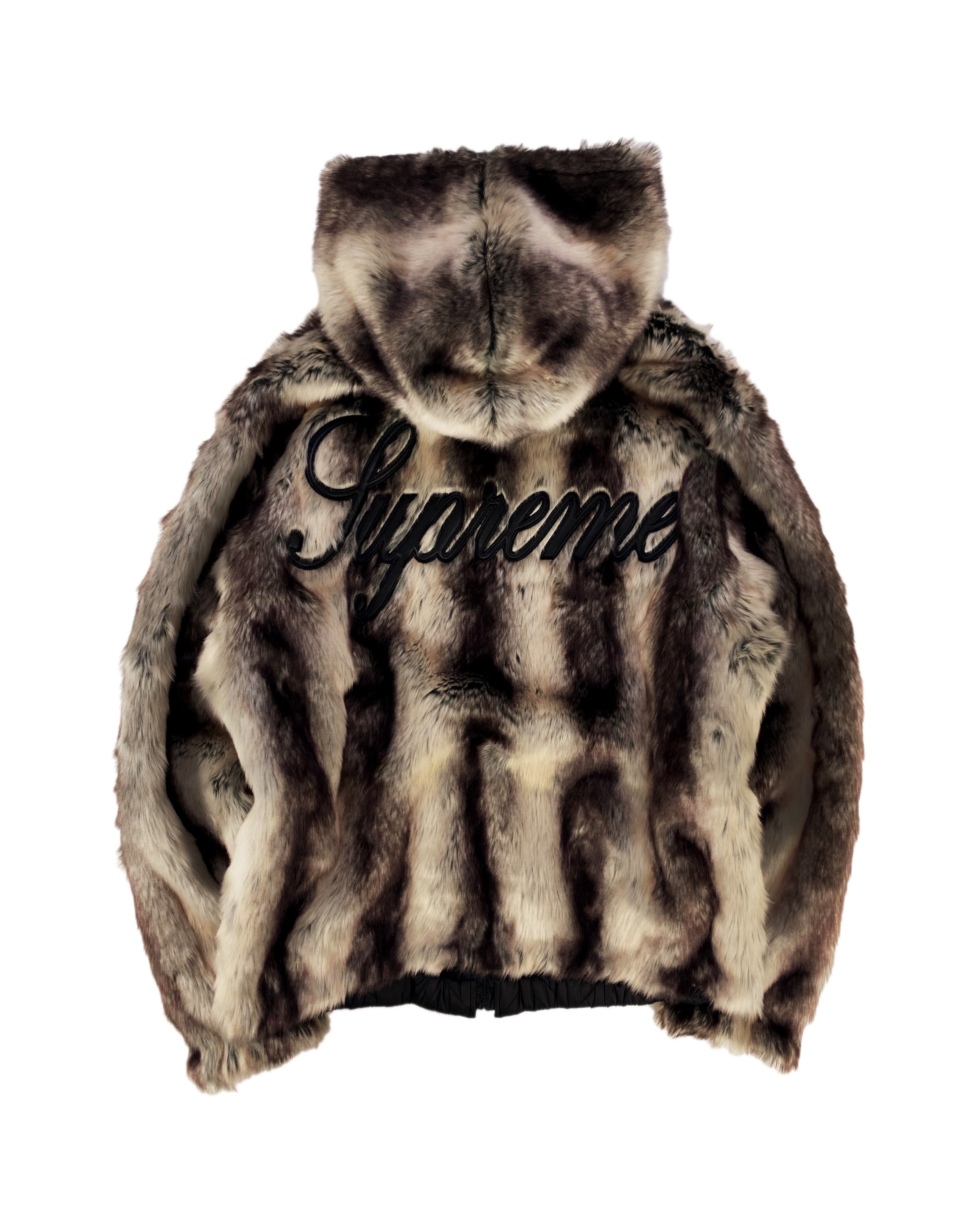 AW20 Supreme ‘3M’ Faux Fur Gradient Reversible Bomber Jacket