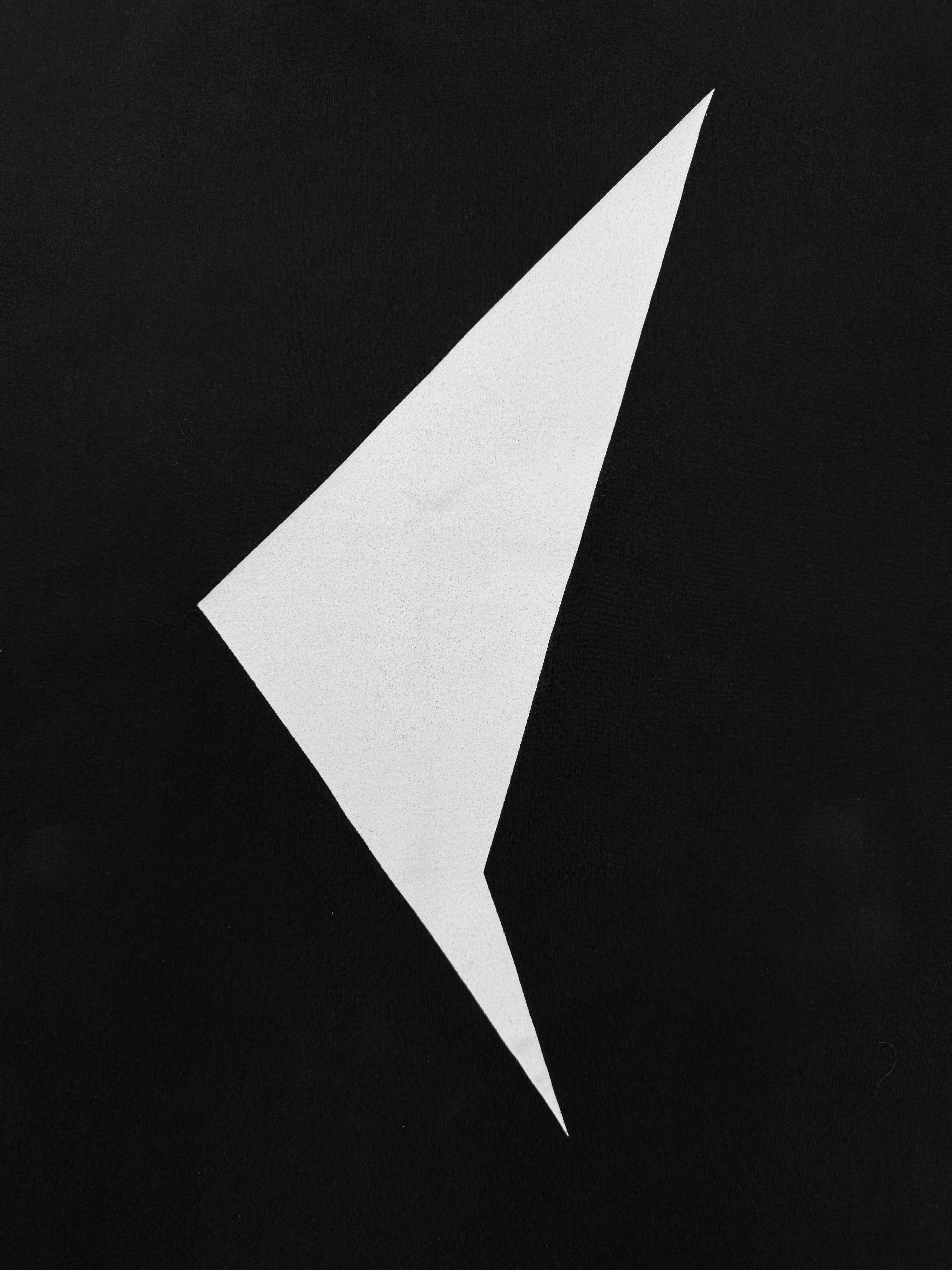 SS05 Raf Simons ‘History of My World’ Lightning Bolt Black T-Shirt