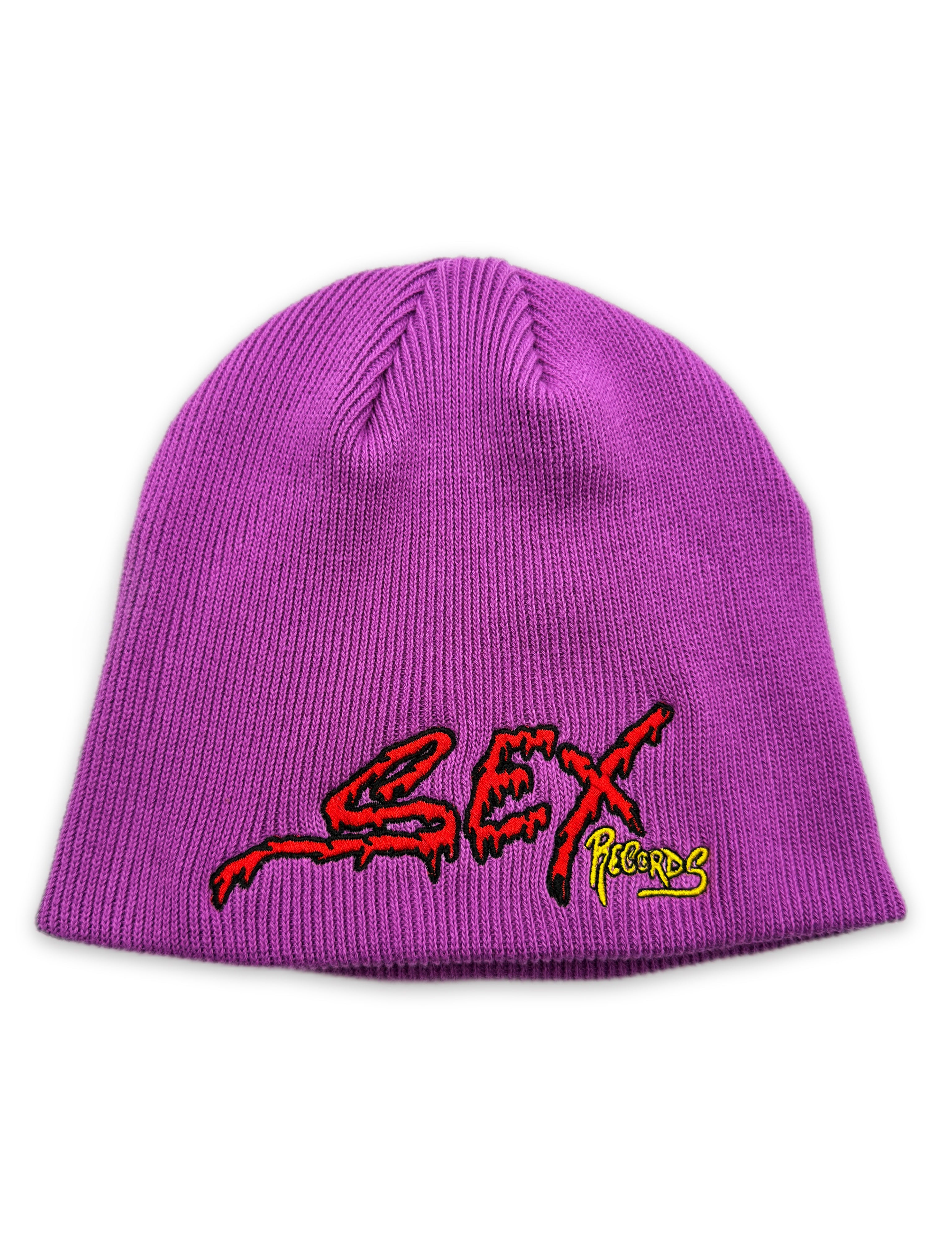 Anti Promo Matty Boy Sex Records Purple Ribbed Beanie