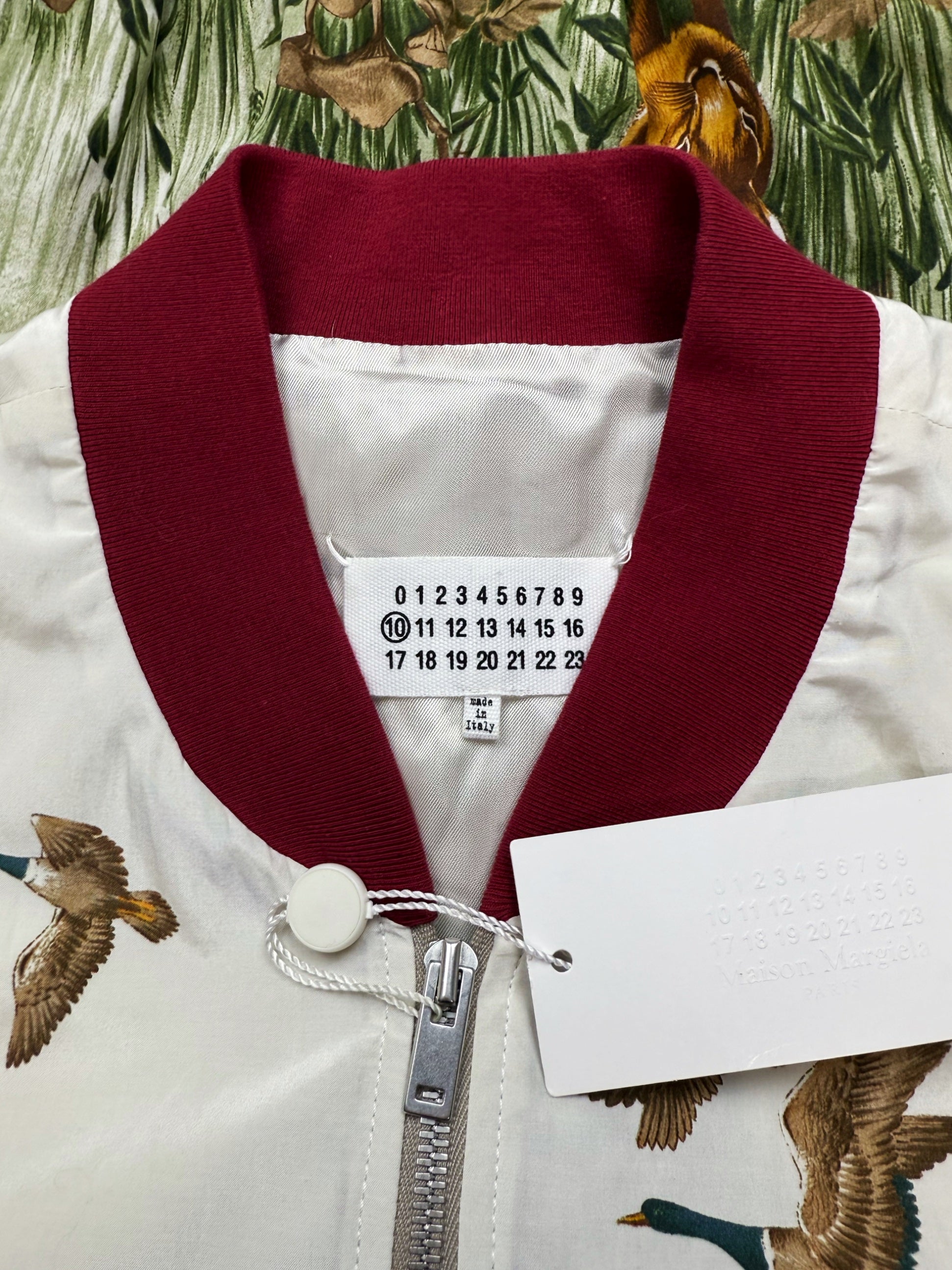 AW17 Maison Margiela ‘Fox’ Scene Silk Bomber Jacket