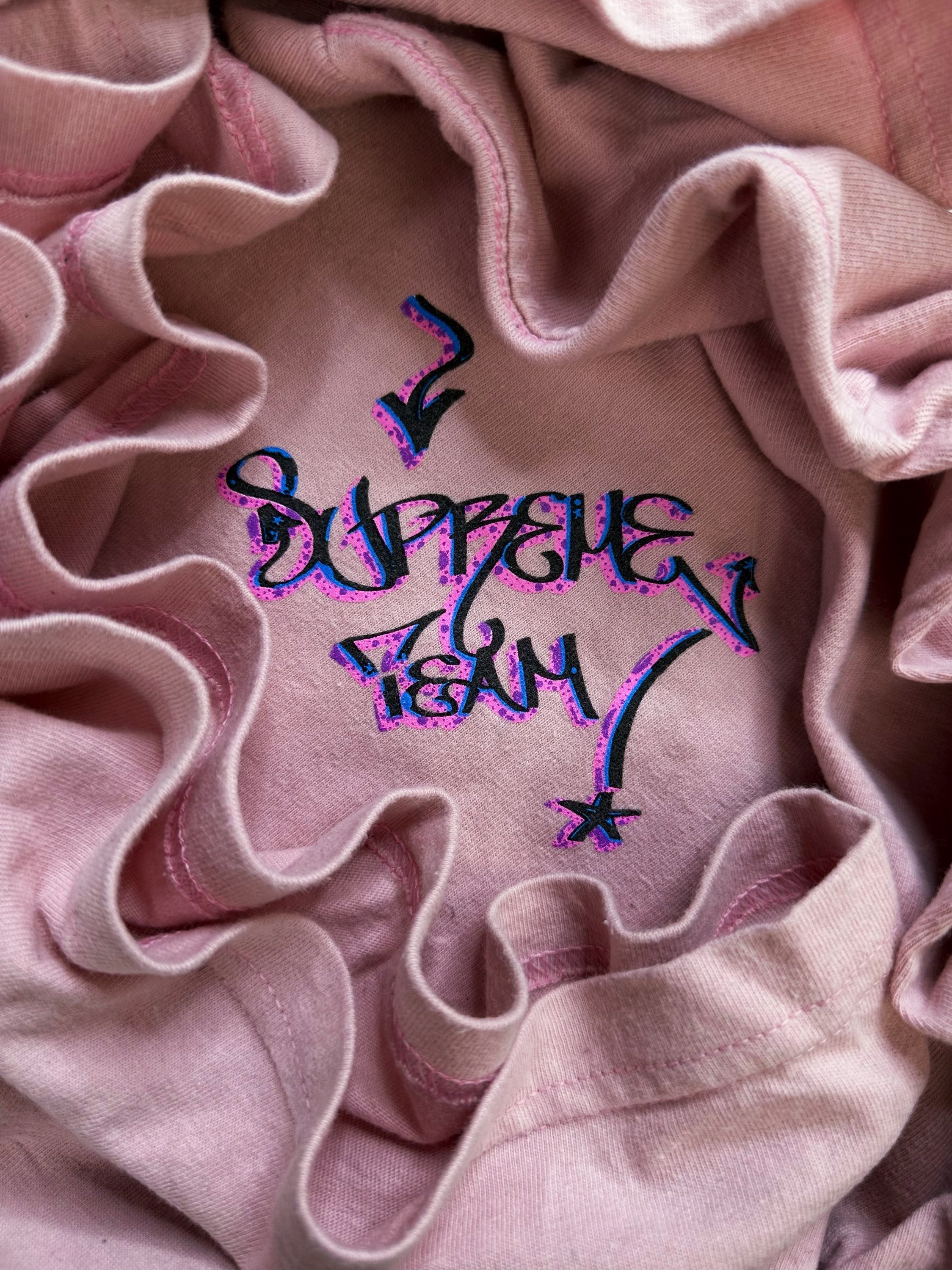 AW16 Supreme x Blade ‘Jointman’ Pink Graphic T-Shirt
