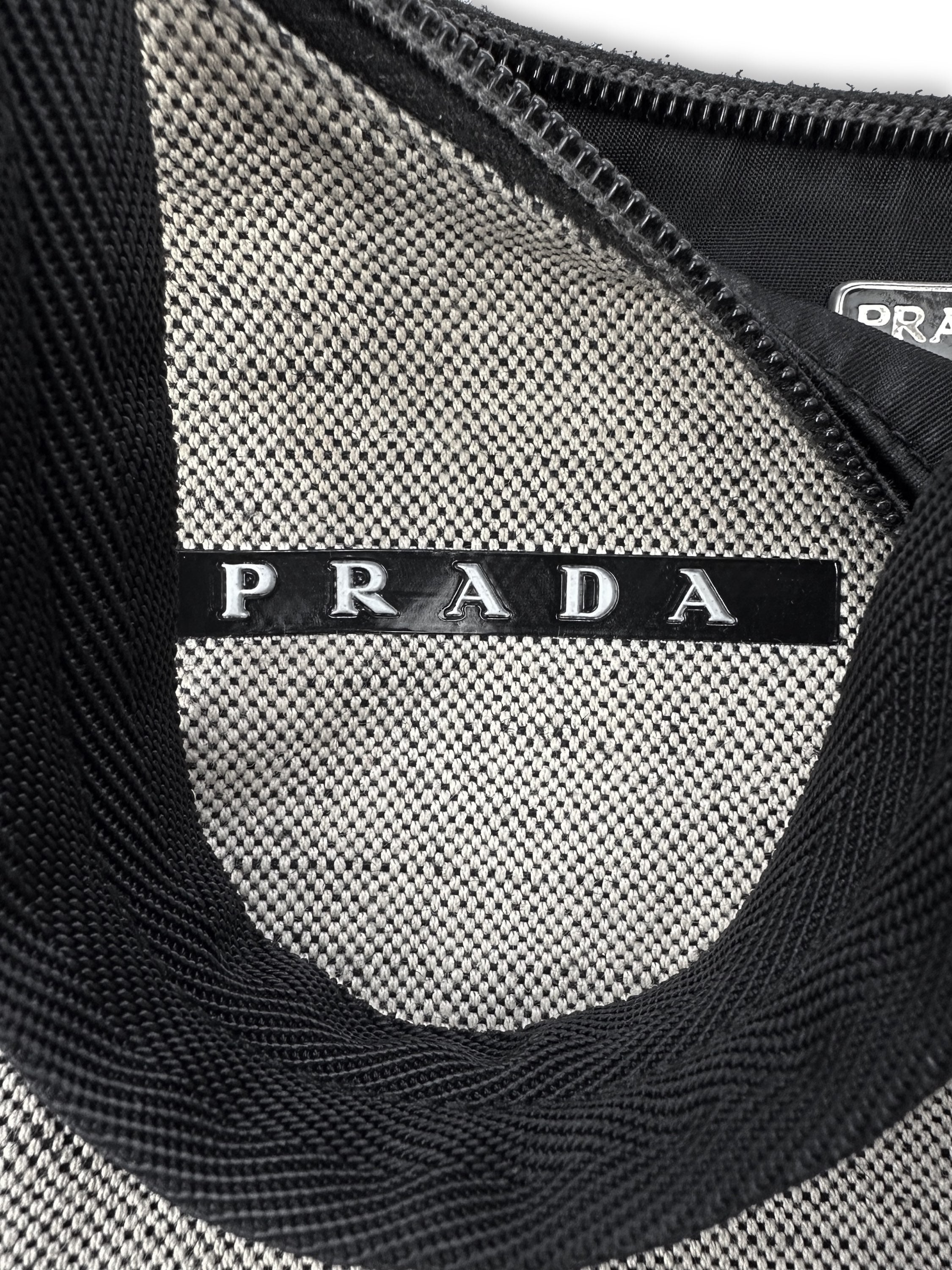 SS99 Prada Black Logo Mini Purse Handbag