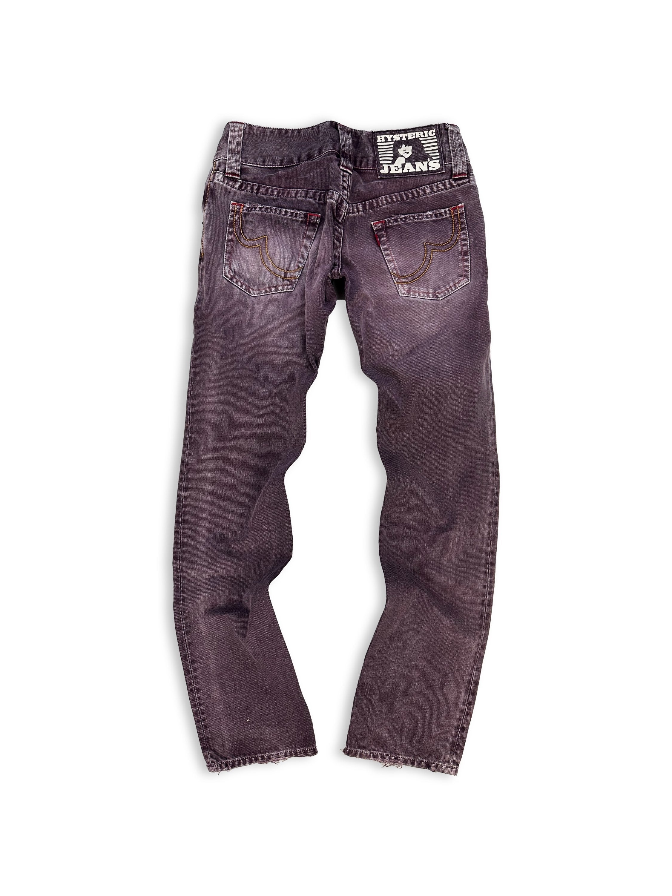 00s Hysteric Glamour ‘Big Button’ Burgundy Denim