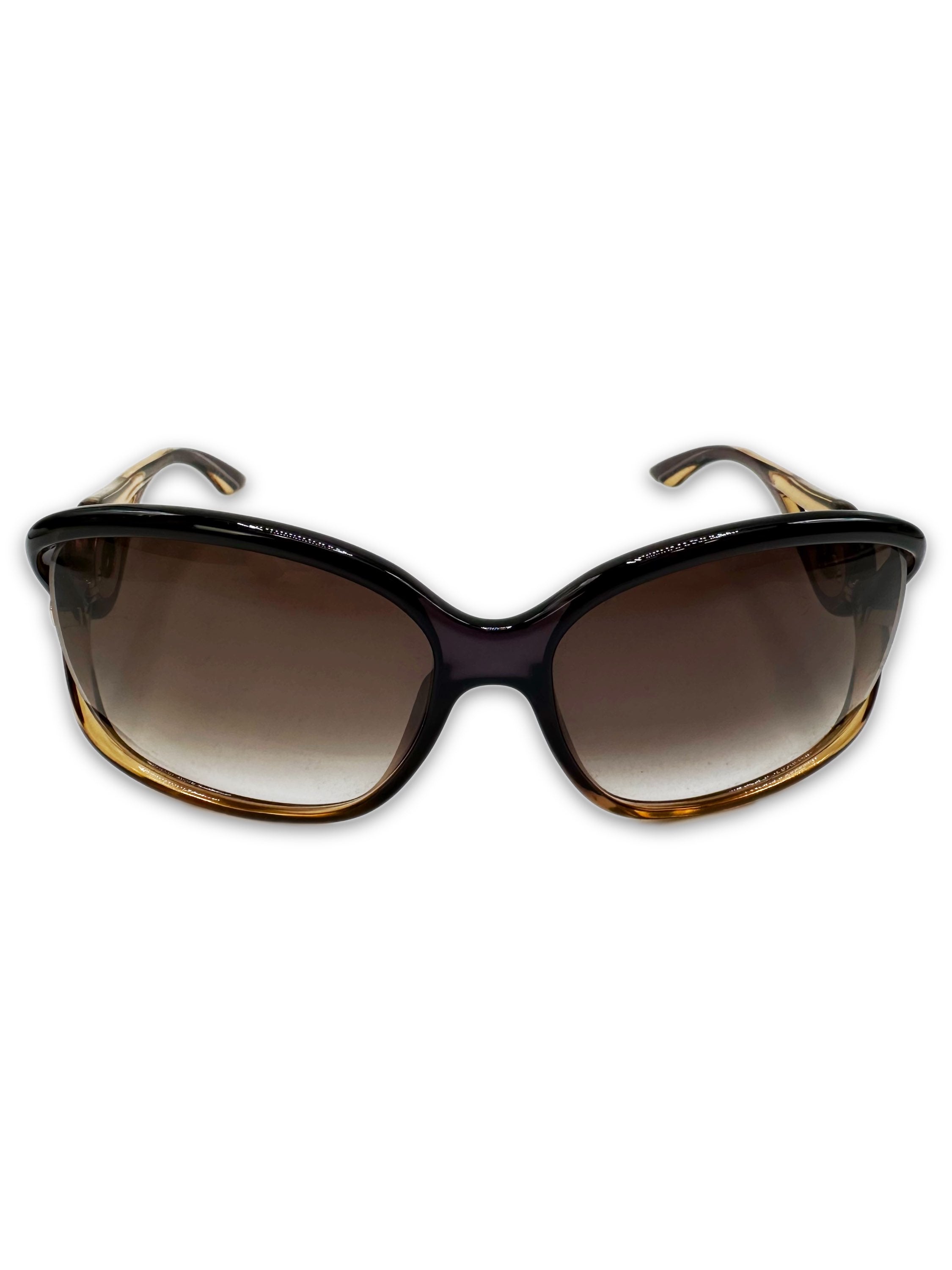 00s Dior ‘Swirl’ Gradient Tint Cut Out Sunglasses