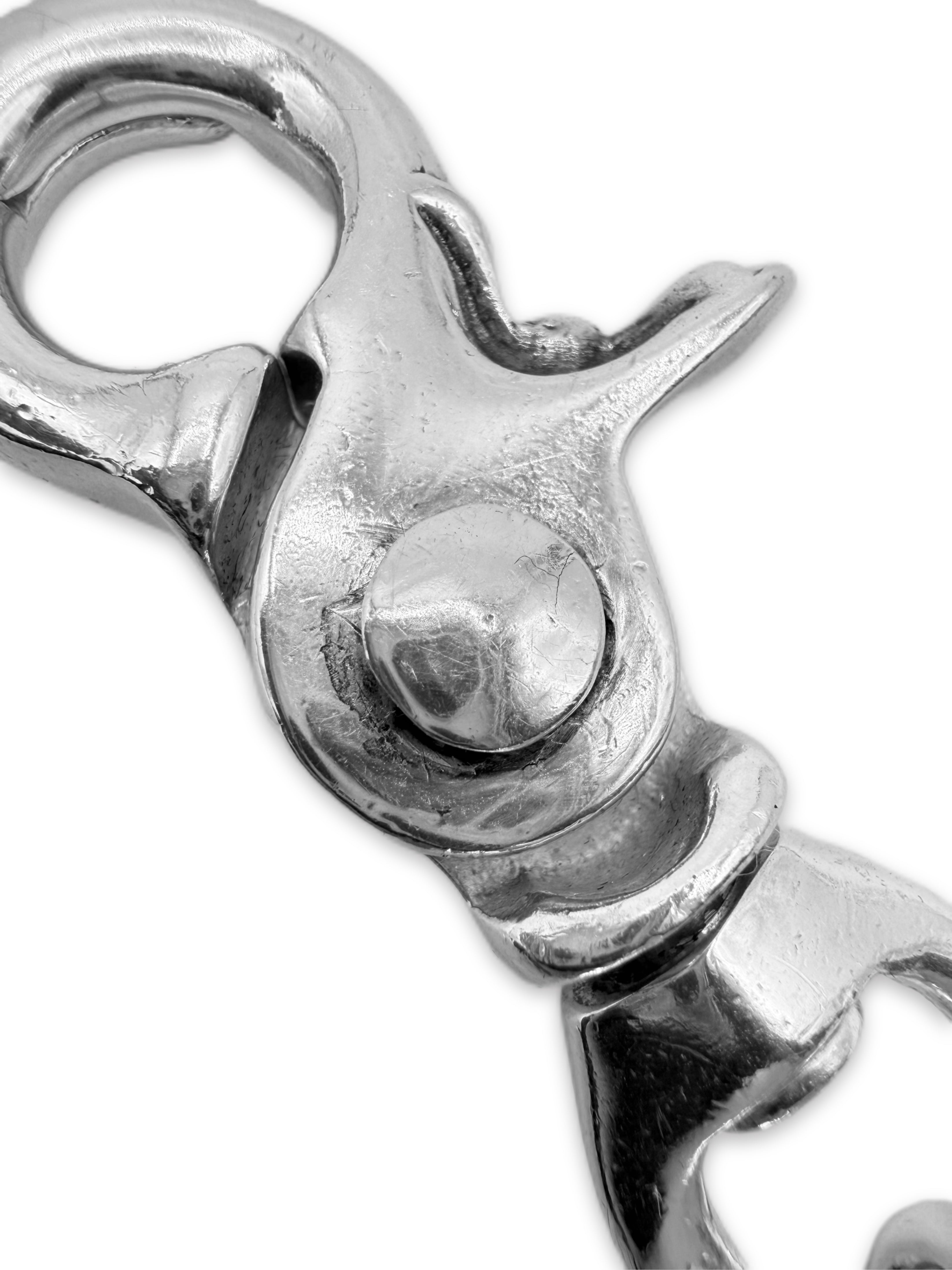 Chrome Hearts ‘Cross Ball’ 16 Link Double Lobster Clasp Wallet Chain