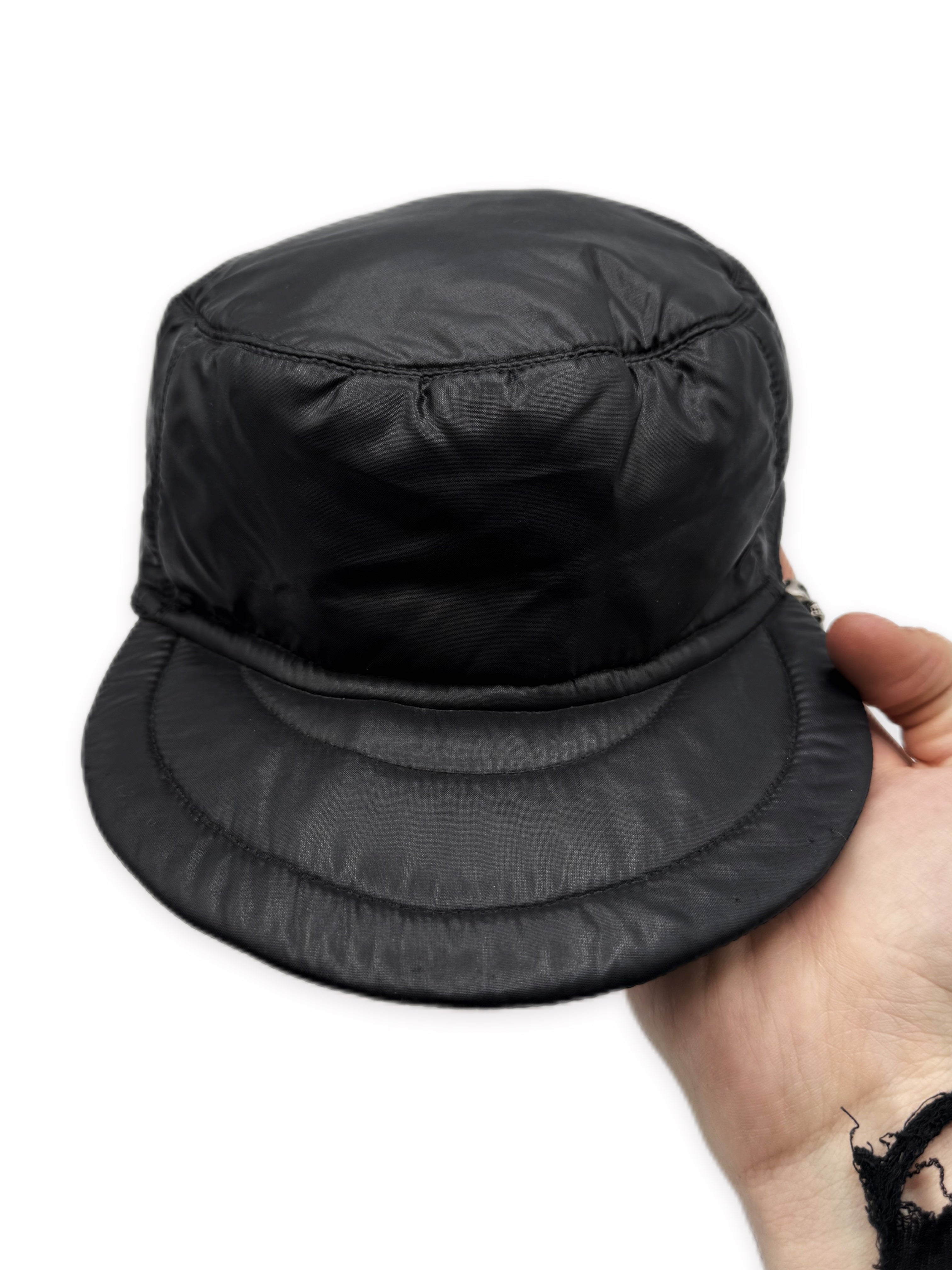AW02 Raf Simons ‘Virginia Creeper’ Black Nylon Hat