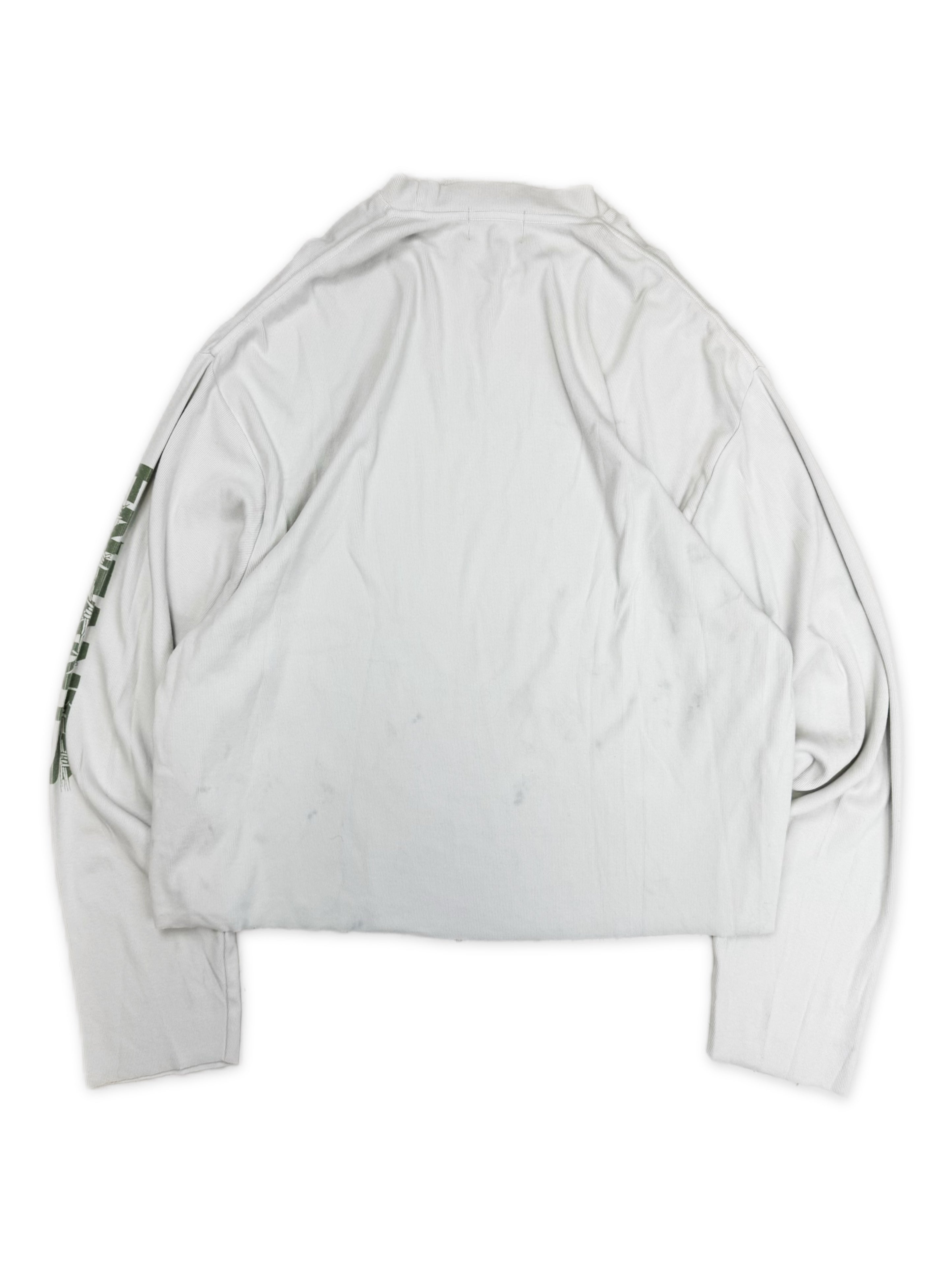Enfants Riches Deprimes ‘Zurich’ Ribbed White Long Sleeve Shirt