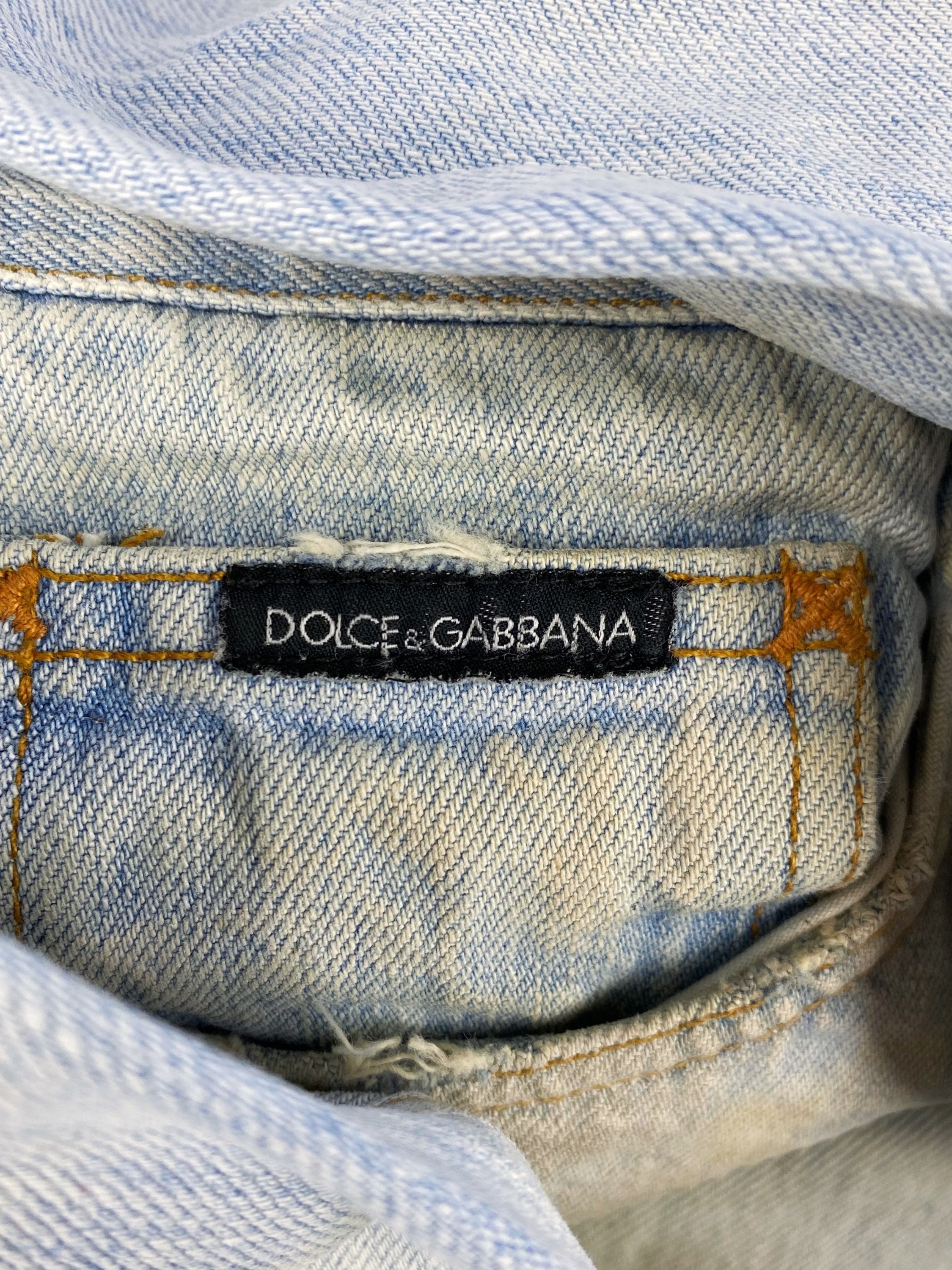 00s Dolce & Gabbana Dirt Wash Distressed Denim