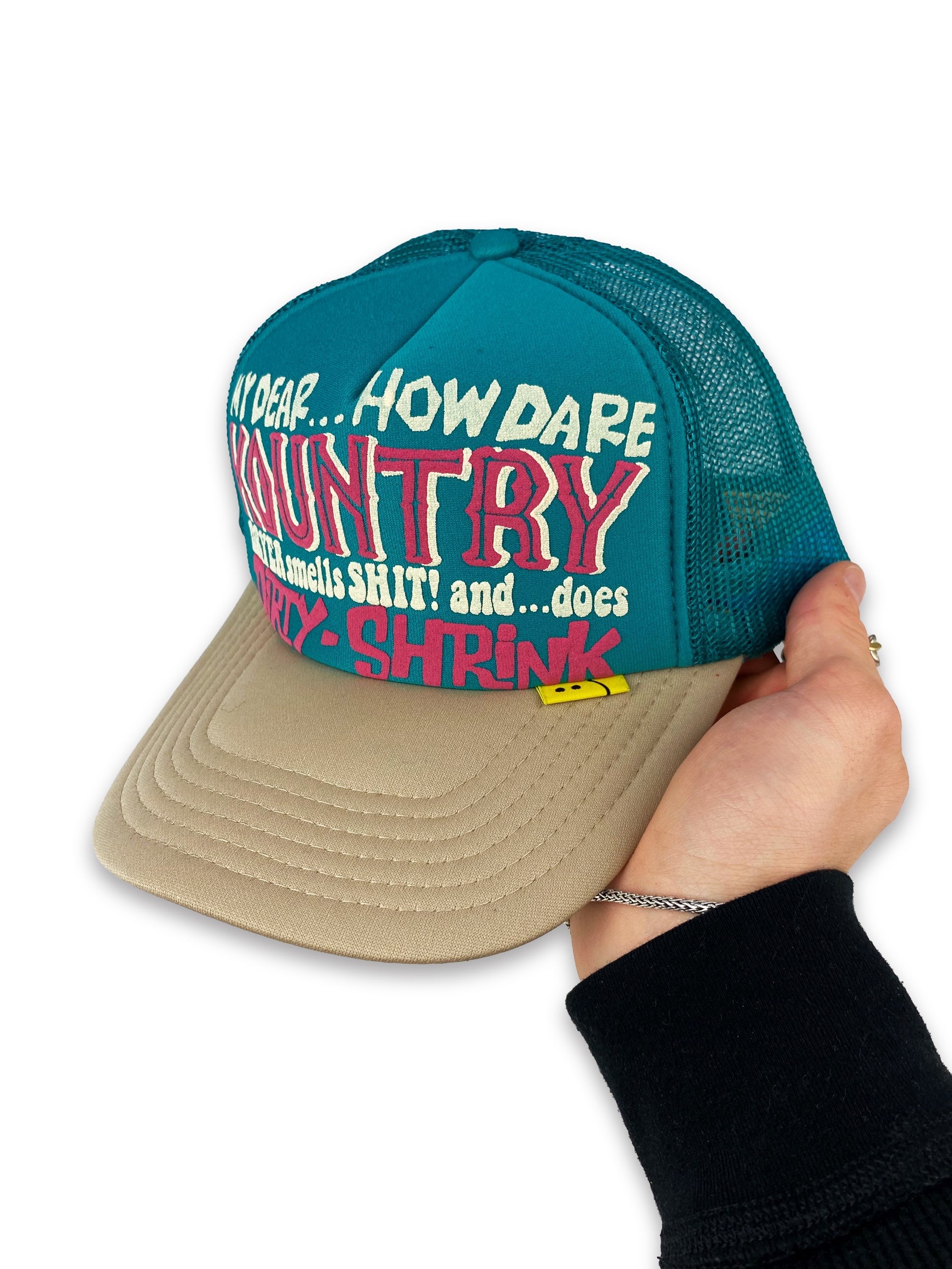 SS23 Kapital Kountry Two Tone Graphic Mesh Trucker Hat