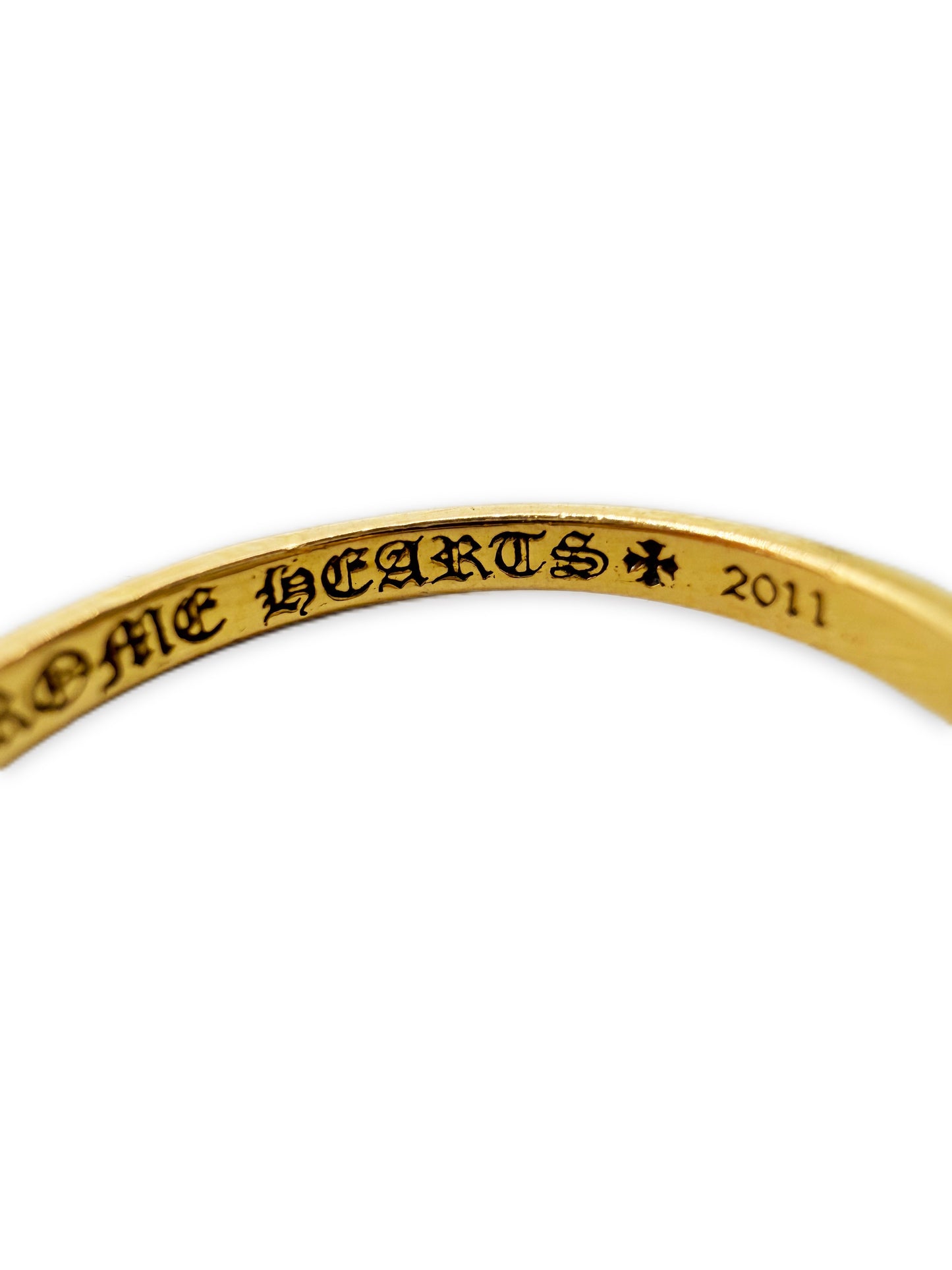 Chrome Hearts 22k Gold Factory Diamond Set Plus Ring