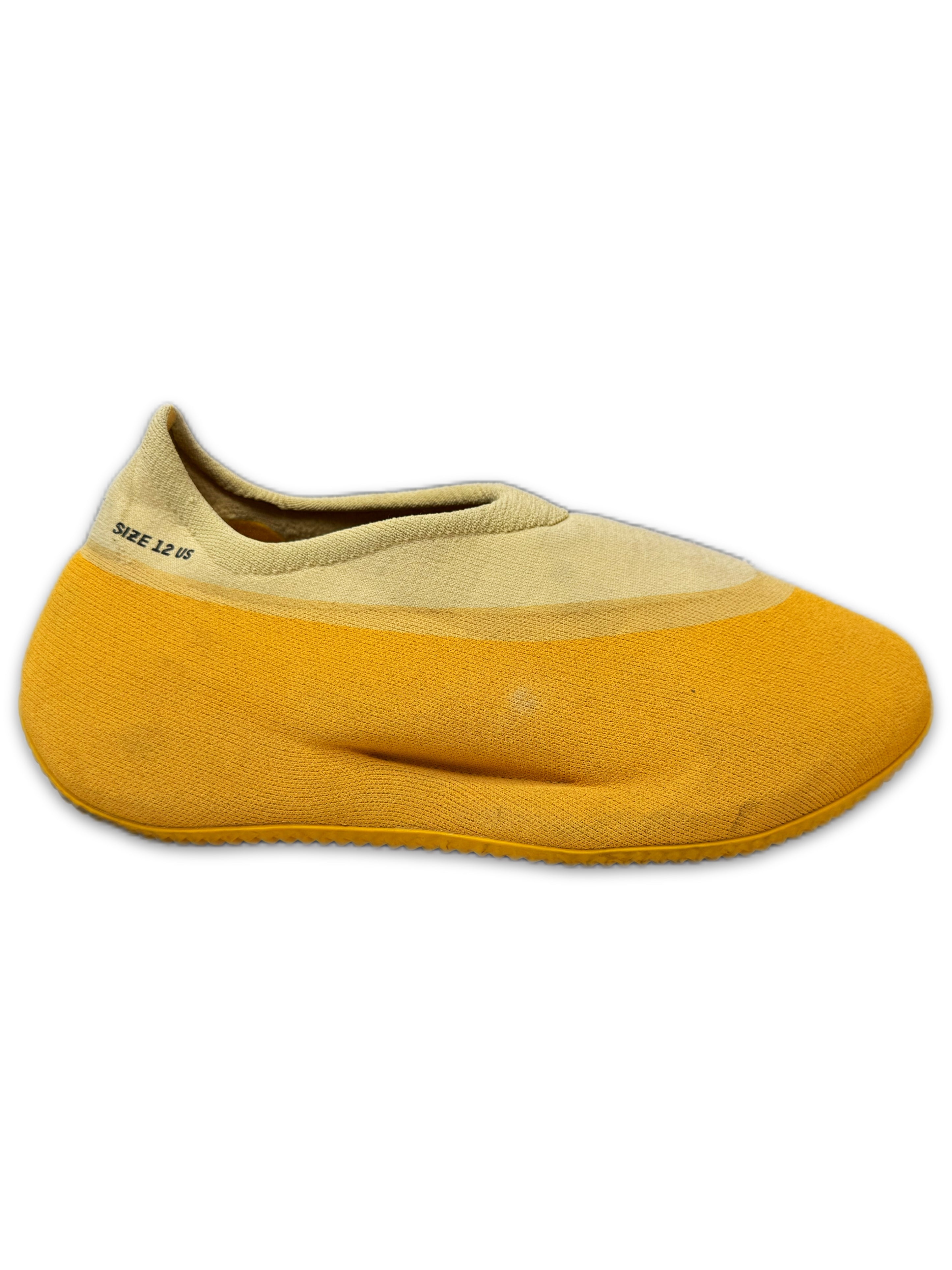 SS20 Yeezy SAMPLE 350 V3 Yellow Sulfur Knit Runner Sneakers
