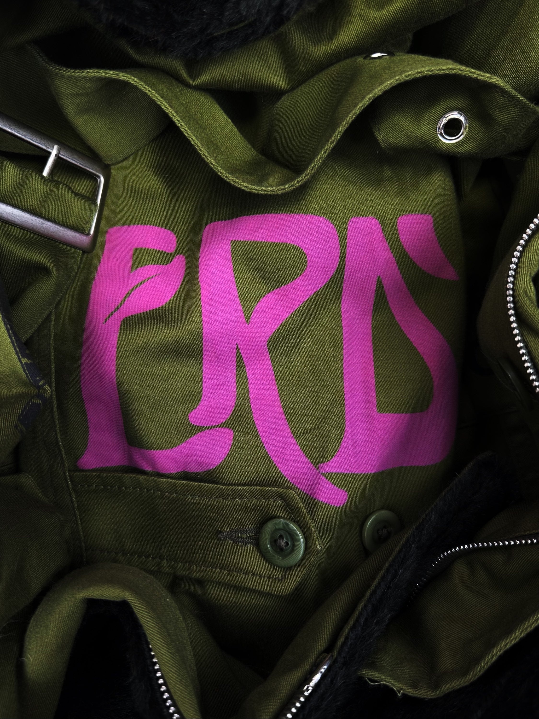 SS23 Enfants Riches Deprimes ‘William S. Burroughs’ Military Parka