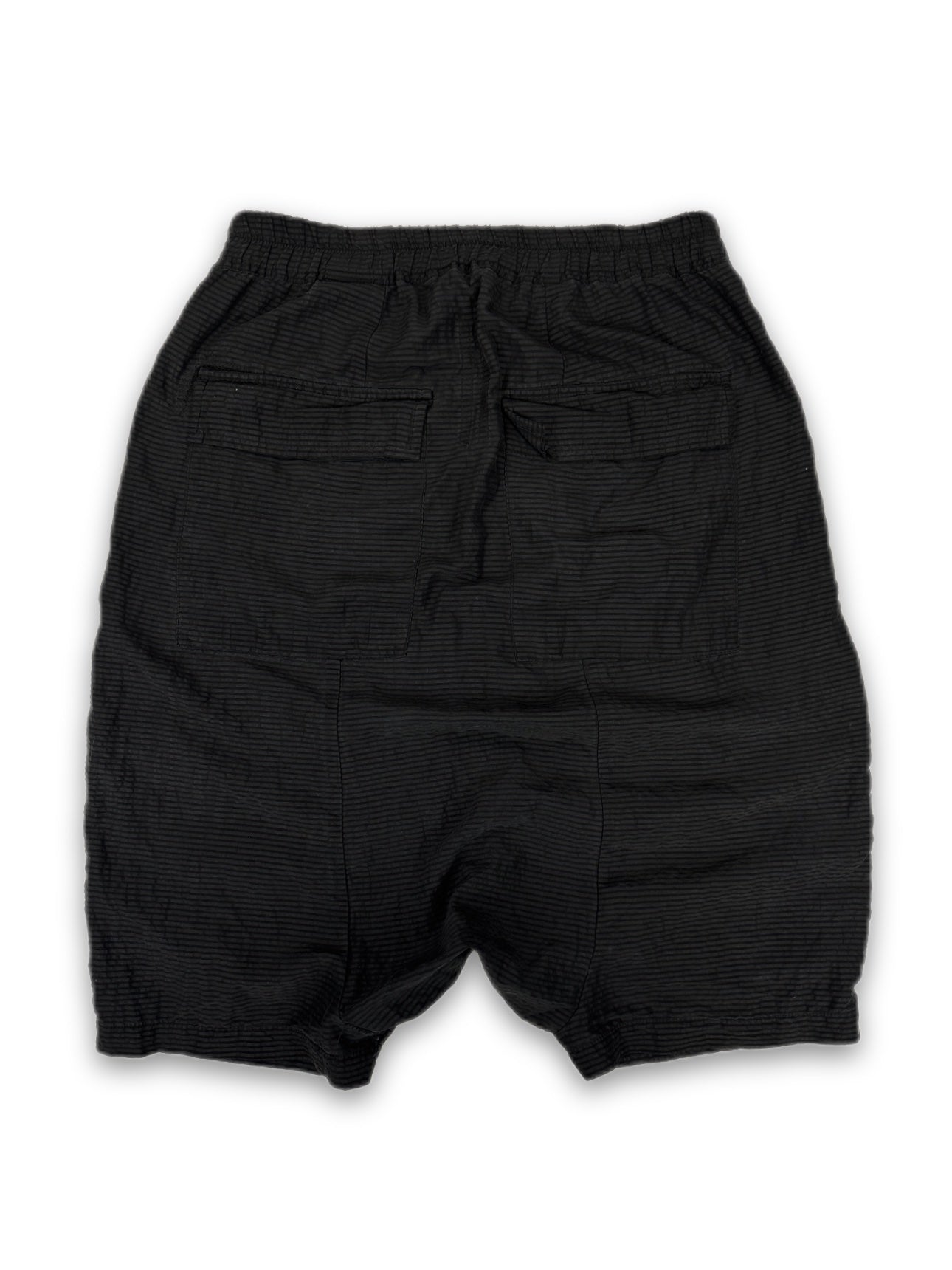 SS12 Rick Owens ‘Naska’ Striped Drop Crotch Shorts