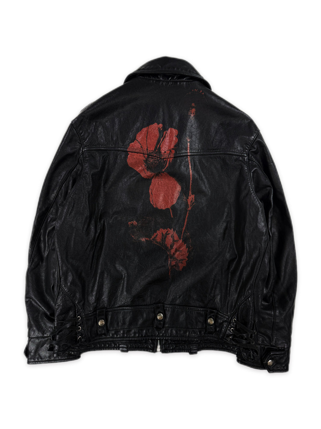 AW24 Enfants Riches Deprimes ‘Midnight Oil’ Black Leather Jacket