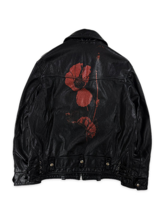 AW24 Enfants Riches Deprimes ‘Midnight Oil’ Black Leather Jacket