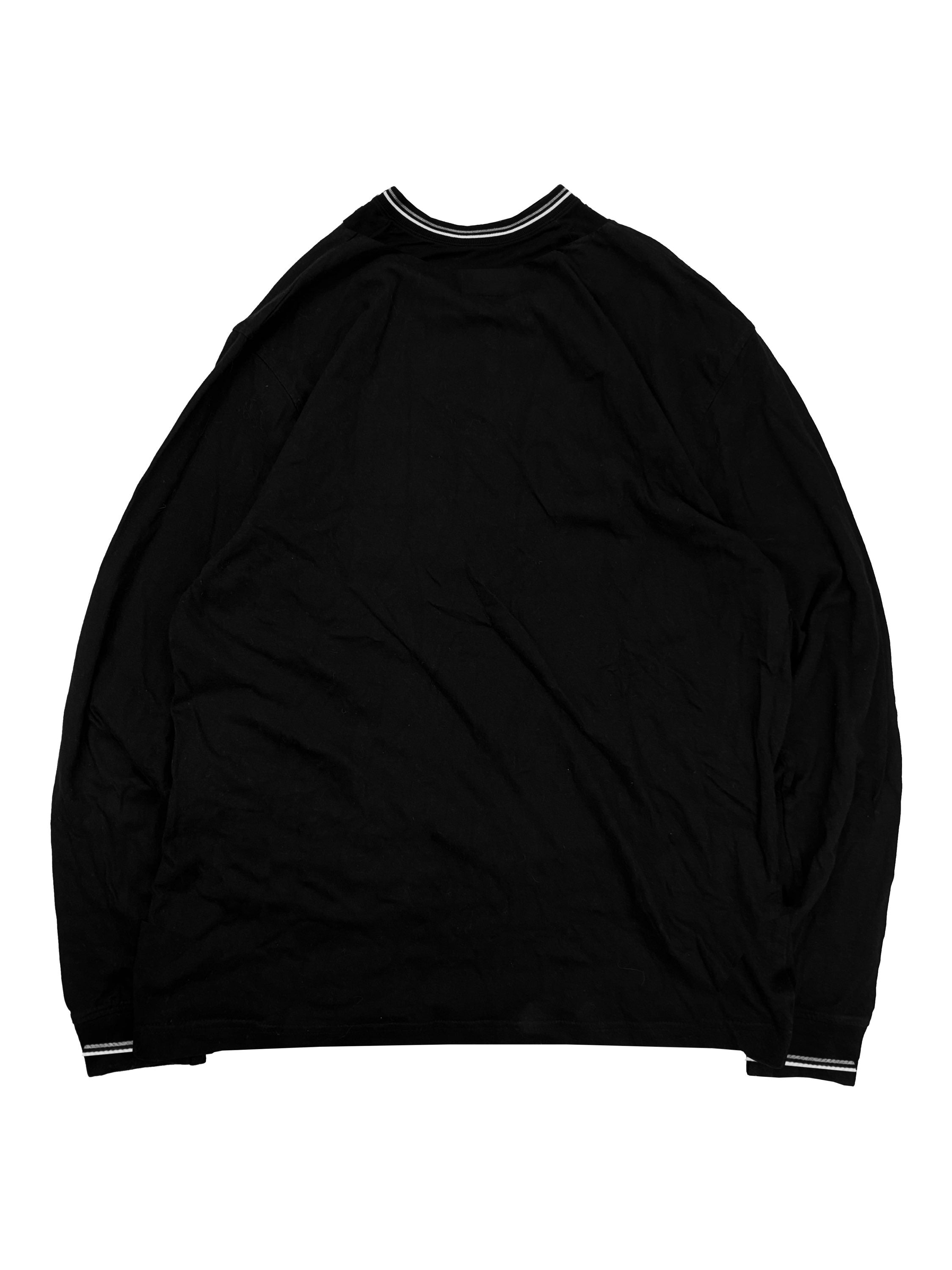 Stüssy Striped Embroidered Spell Out Logo Knit Sweater