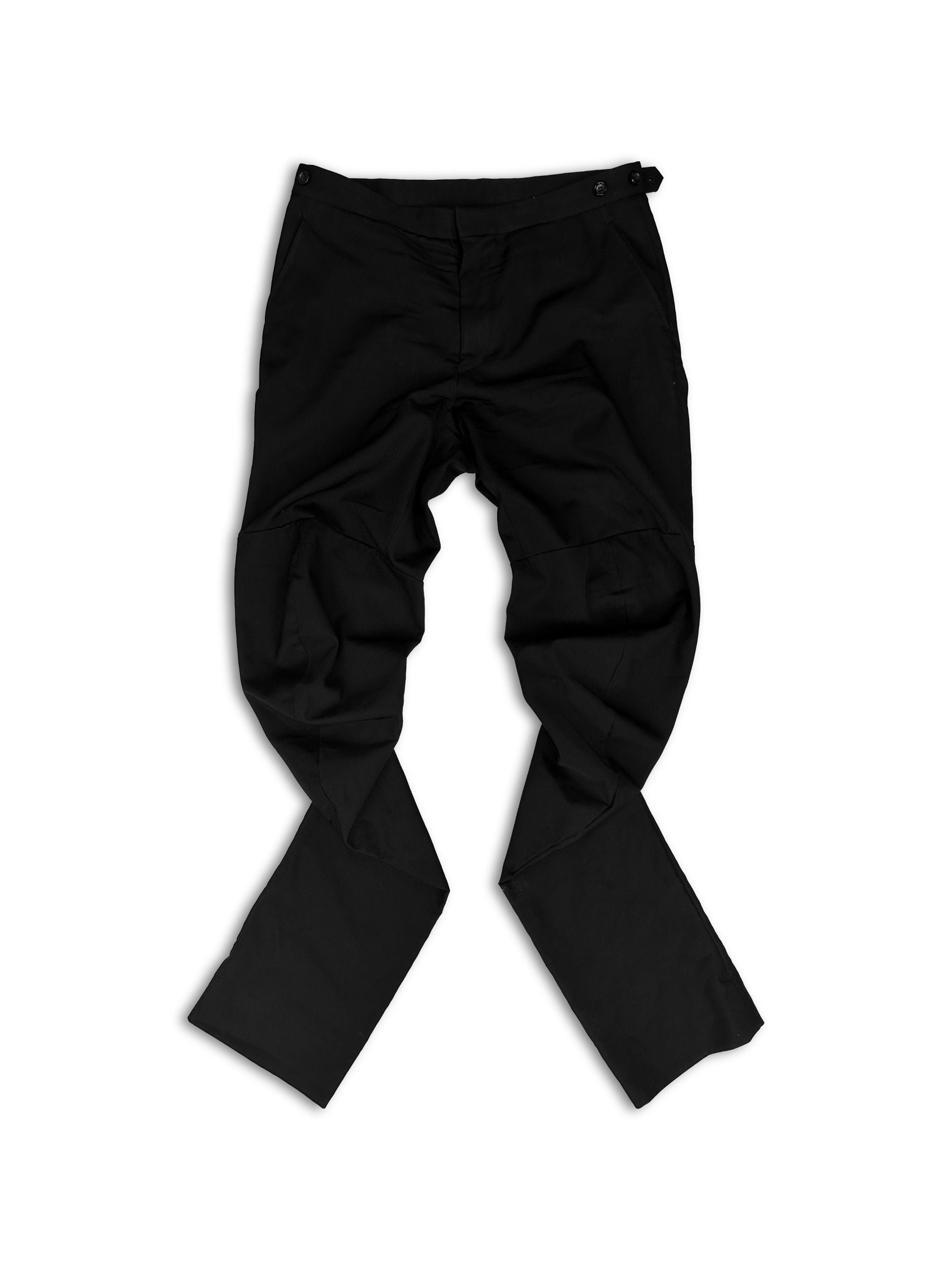 AW10 Comme des Garçons ‘Twist Seam’ Asymmetric Black Pants