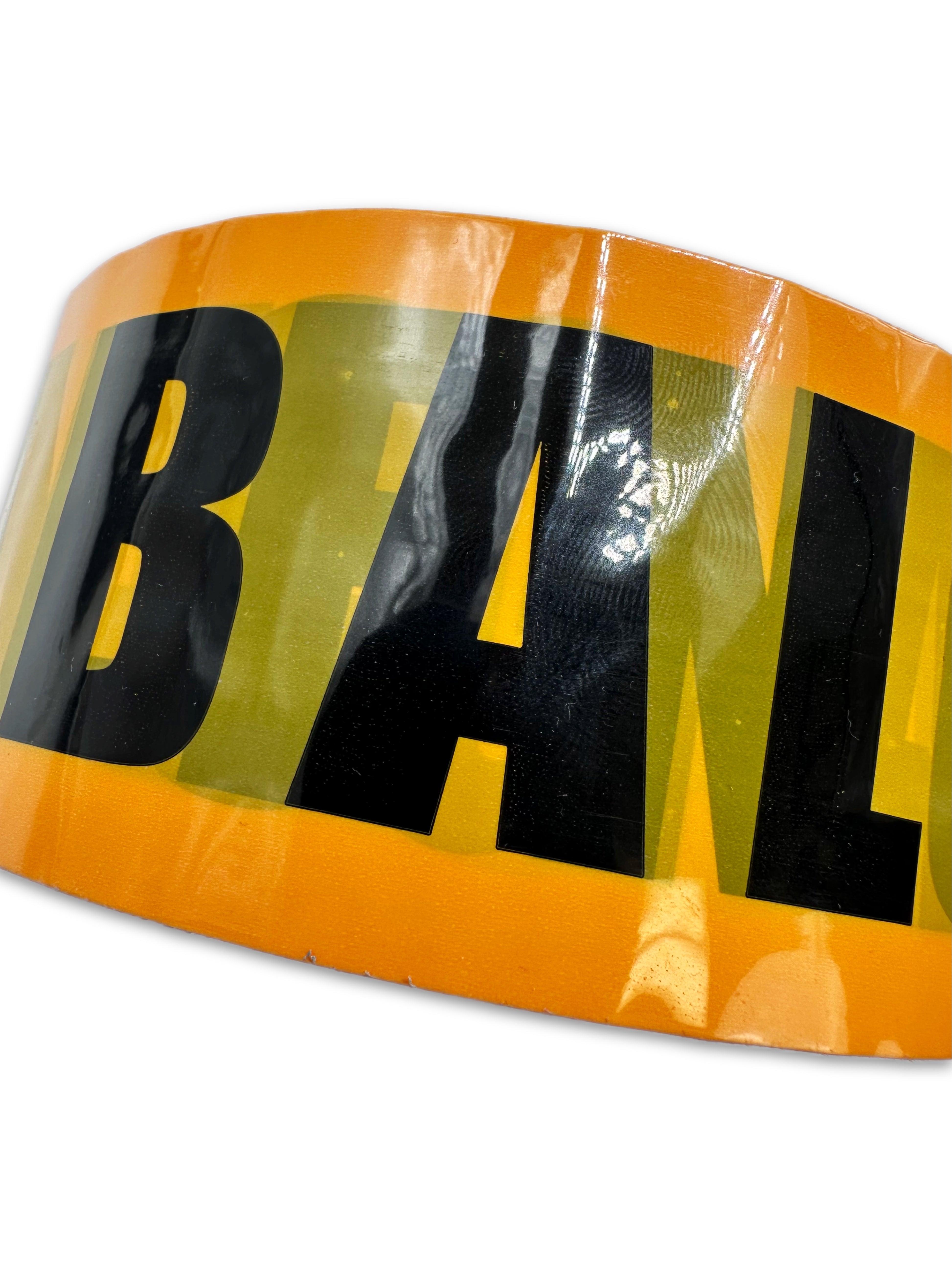 AW22 Balenciaga Objects ‘Caution’ Tape Roll / Bracelet