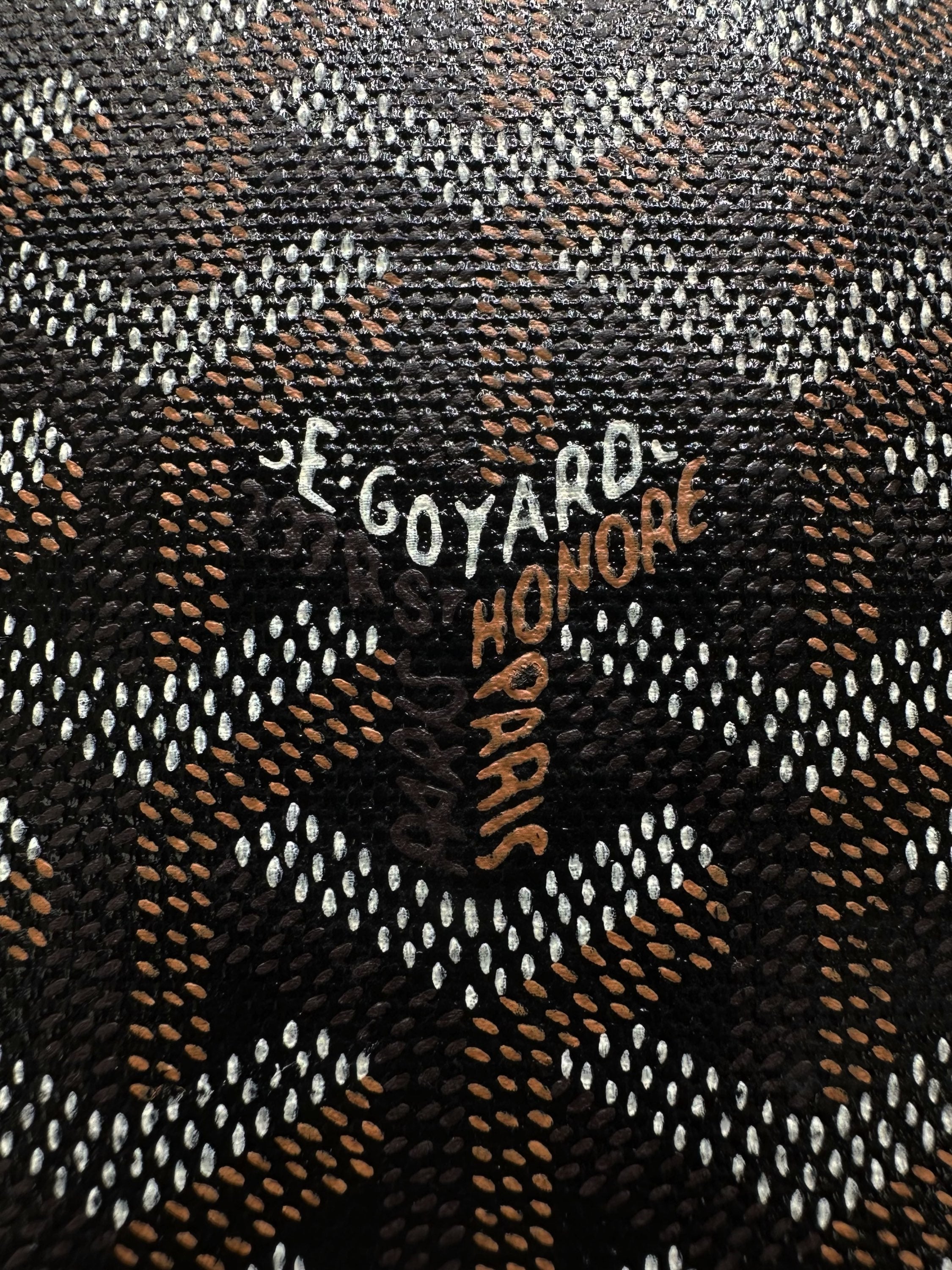 Goyard Alpine MM Calfskin Leather Black Monogram Backpack
