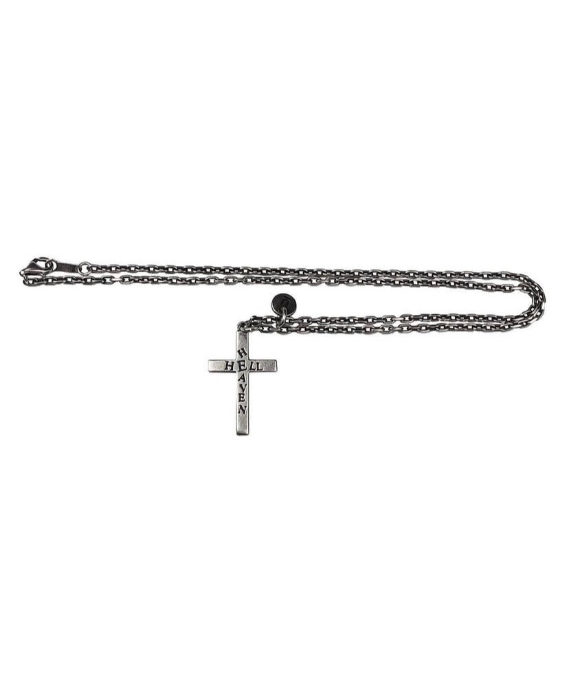 AW02 Undercover “Heaven Hell” .925 Silver Cross Chain