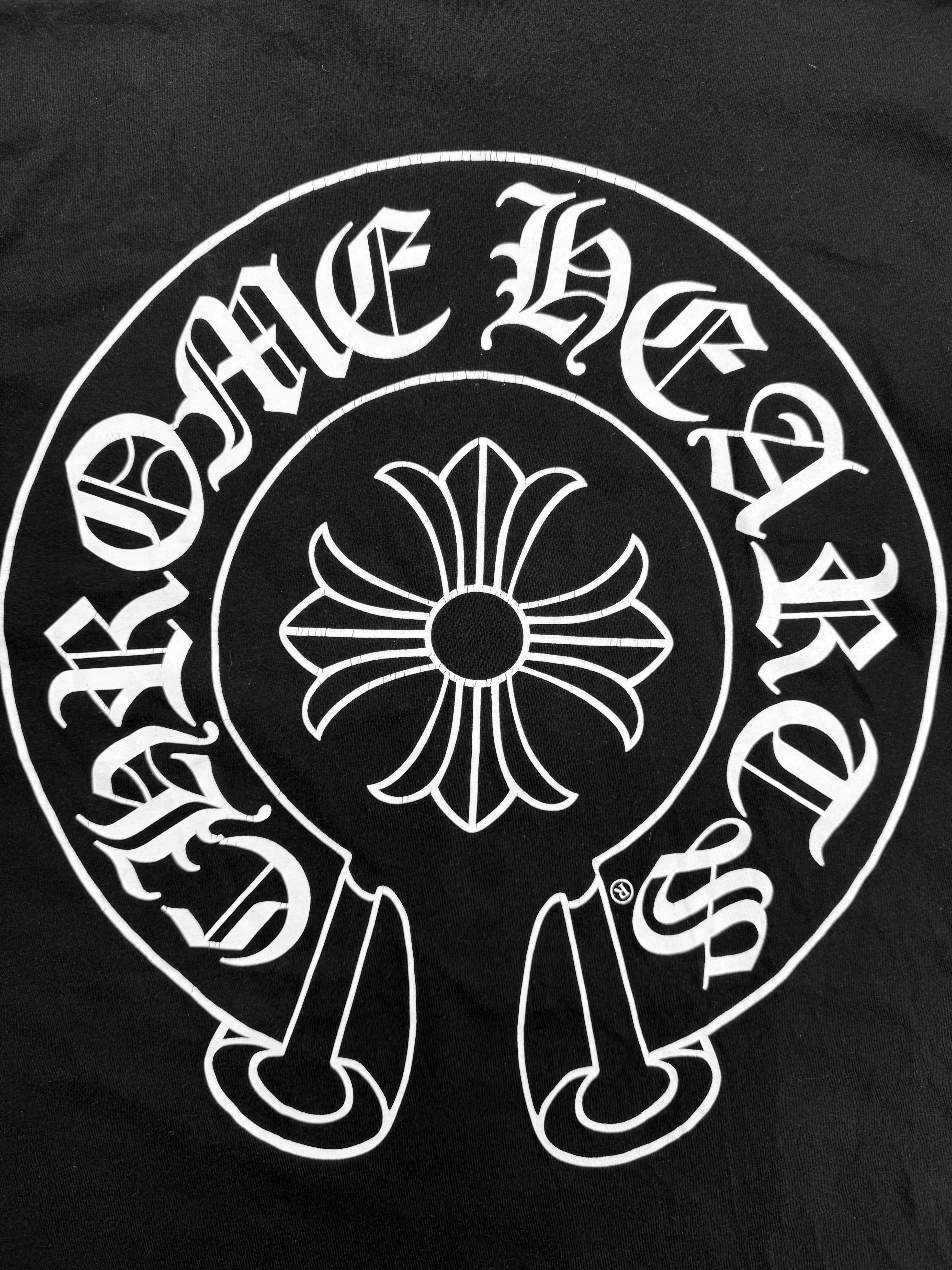 Chrome Hearts New York Exclusive Horseshoe Logo Faded T-Shirt