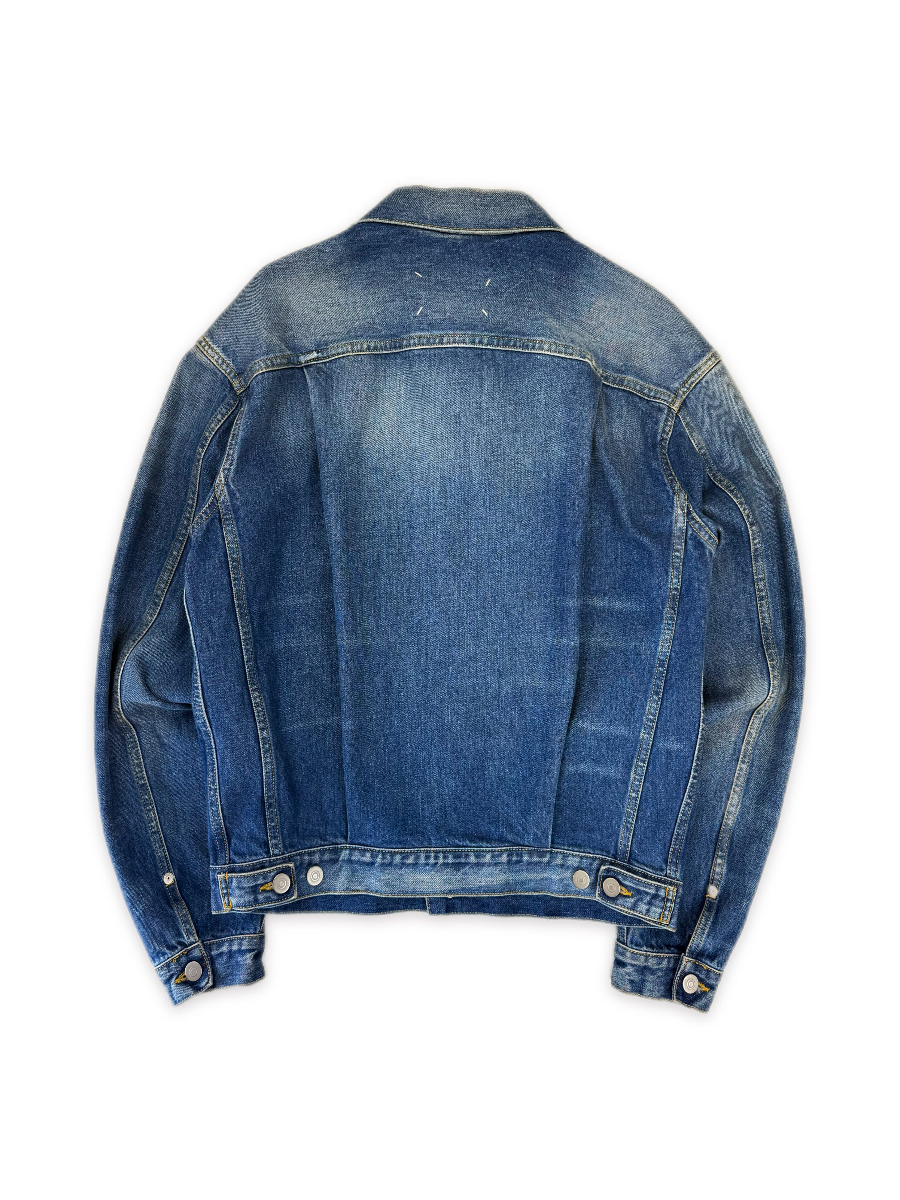 SS21 Maison Margiela Distressed ‘Type 1’ Denim Trucker Jacket