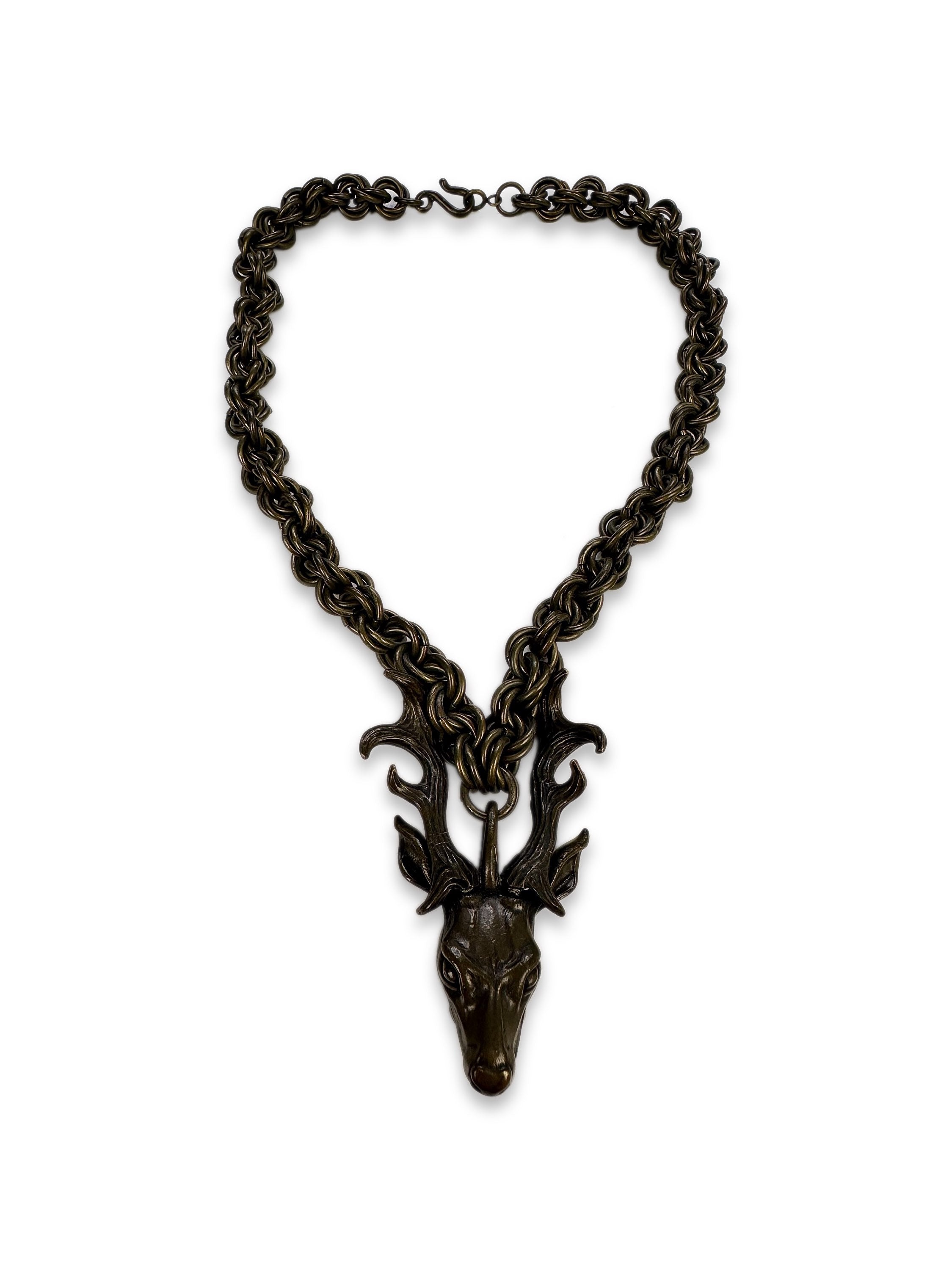 AW08 Number (N)ine x Magical Design ‘Deer’ .925 Silver Necklace