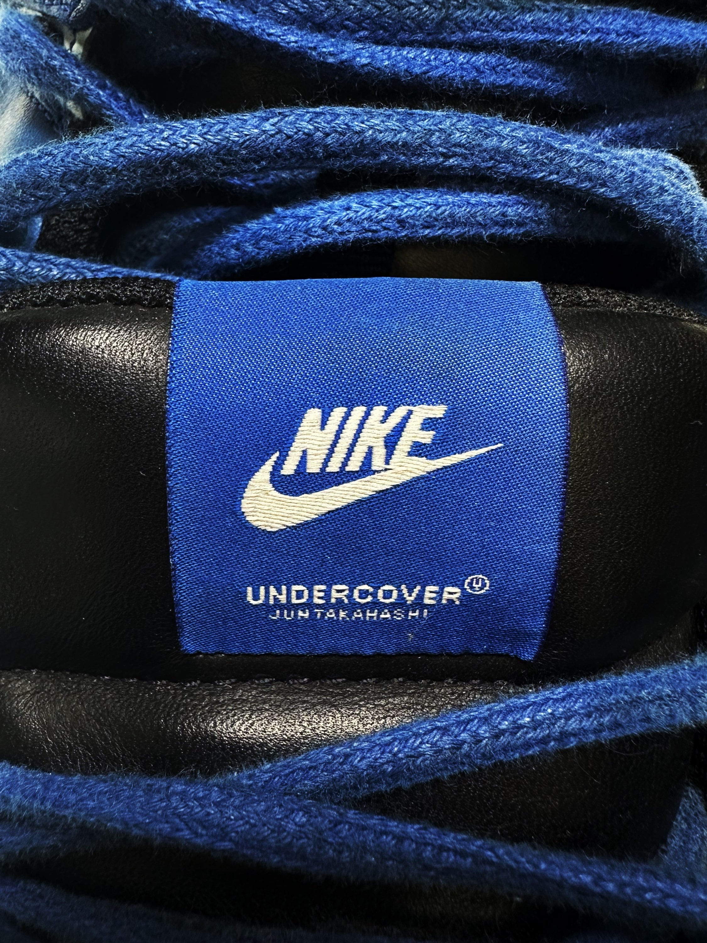 2016 Undercover x Nike SFB ‘Jungle’ Dunk Blue Leather Hi-top Sneakers
