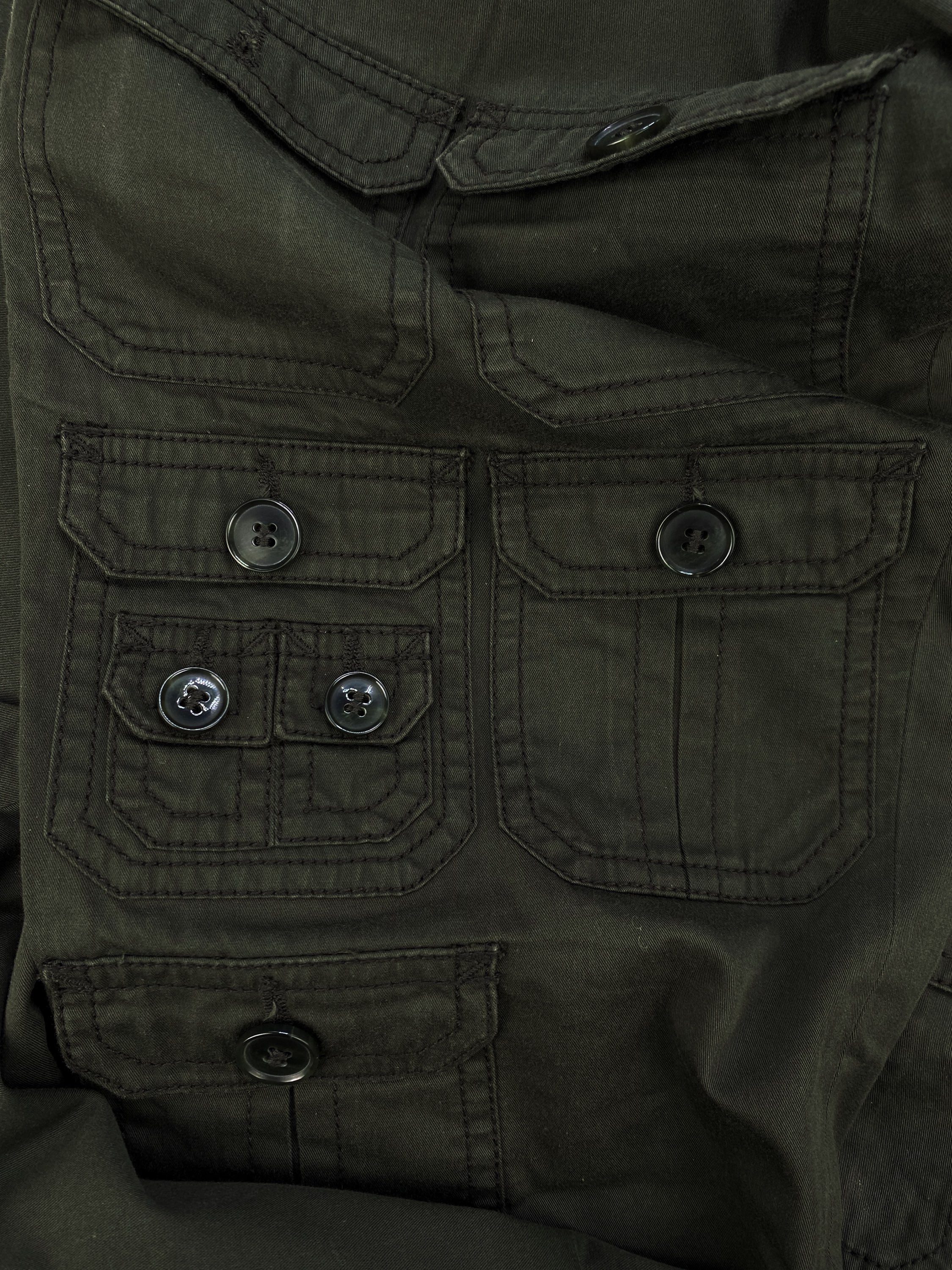 2000’s Dolce &amp; Gabbana Multi Cargo Pocket Olive Green Pants