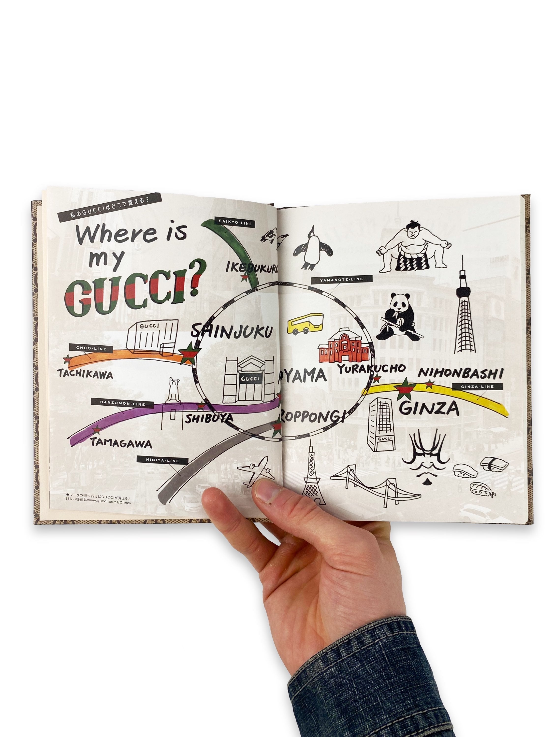 AW17 Gucci Tokyo Exclusive GG Monogram Notebook Journal