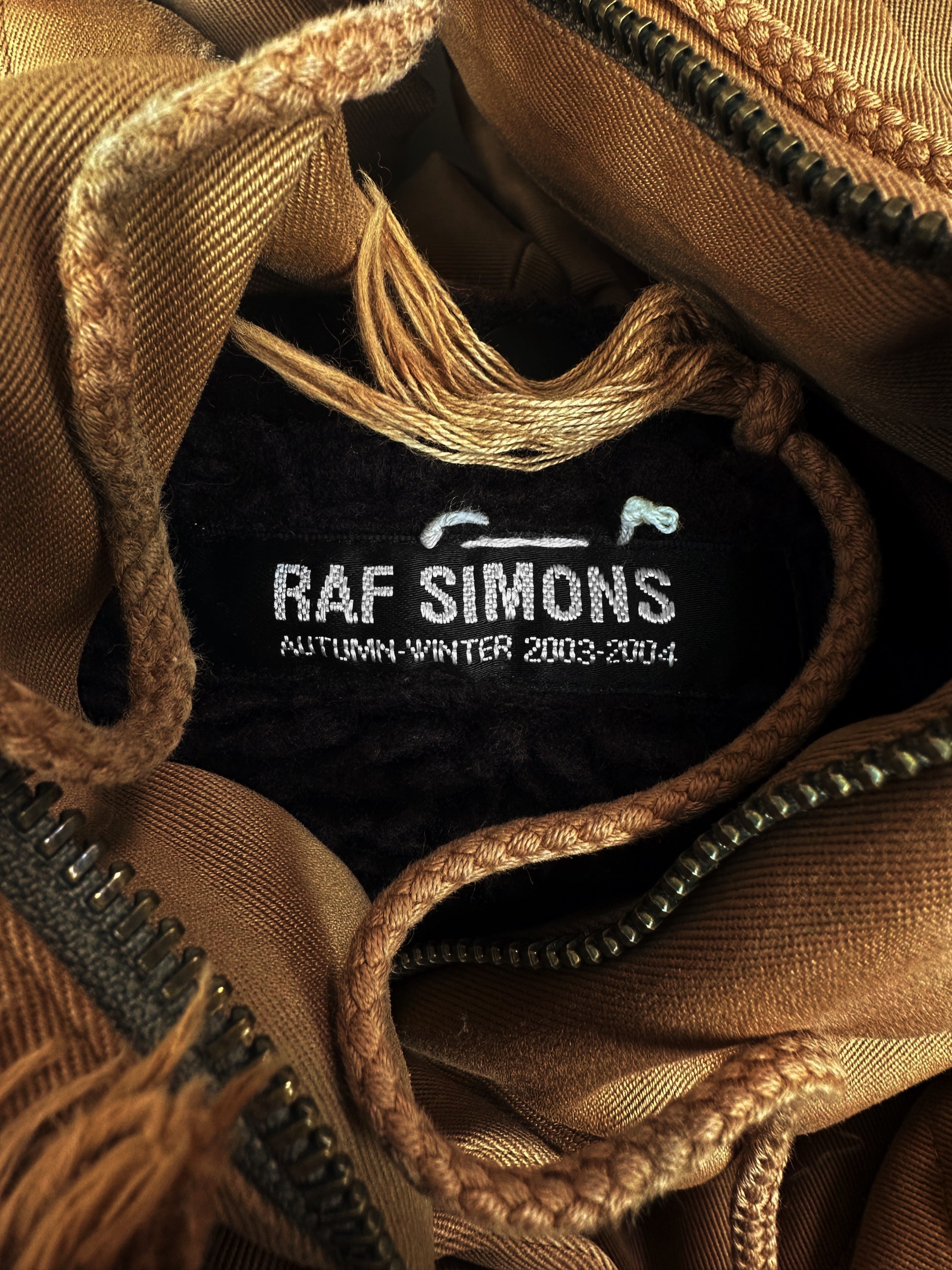 AW03 Raf Simons ‘Power Corruptions Lies’ PCL New Order Parka