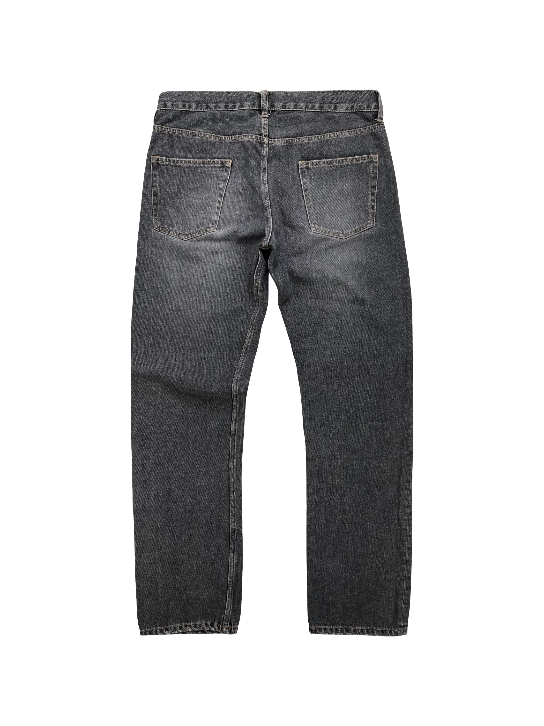 SS04 Junya Watanabe Stone Wash Slate Grey Denim Jeans