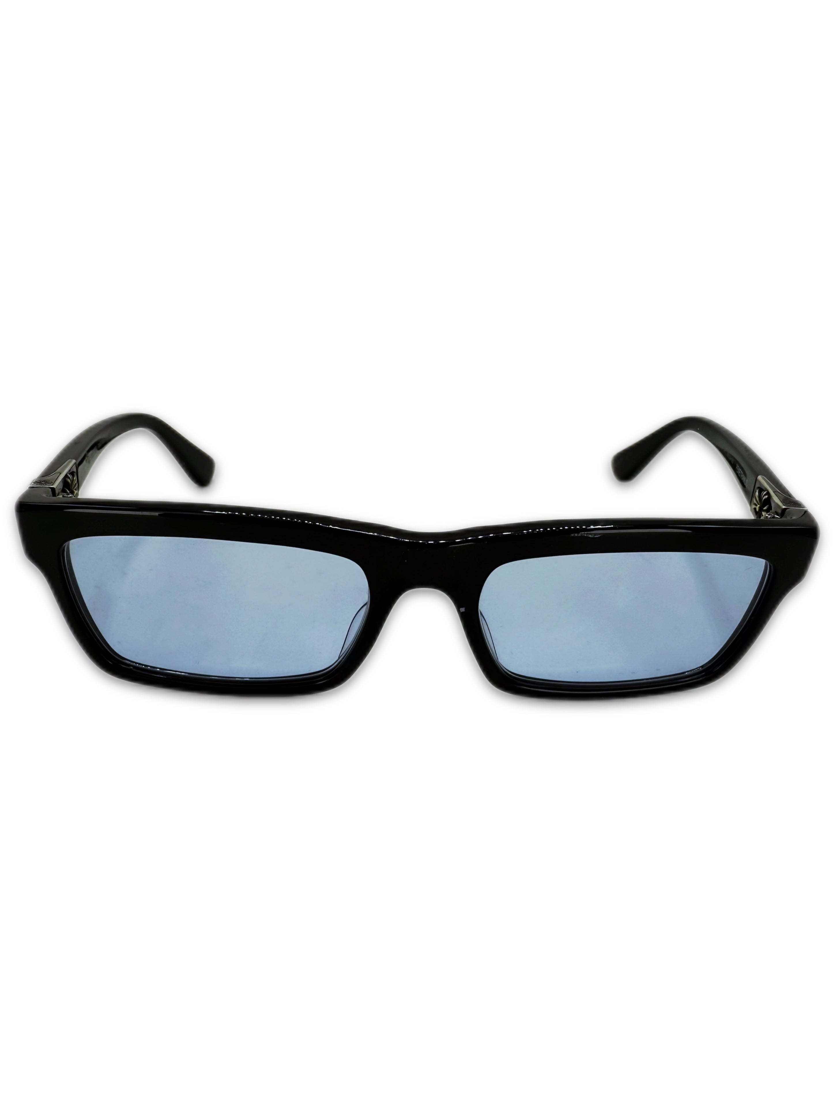 Chrome Hearts ‘Penetranus’ Blue Tint Cross .925 Silver Sunglasses
