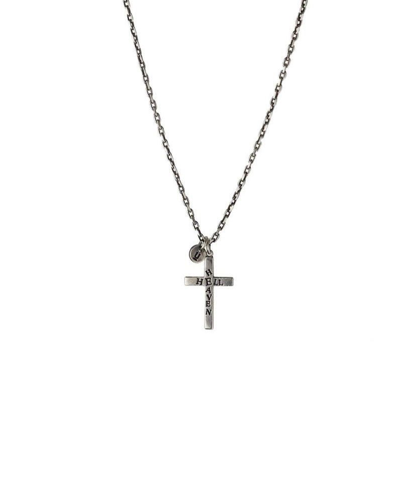 AW02 Undercover “Heaven Hell” .925 Silver Cross Chain