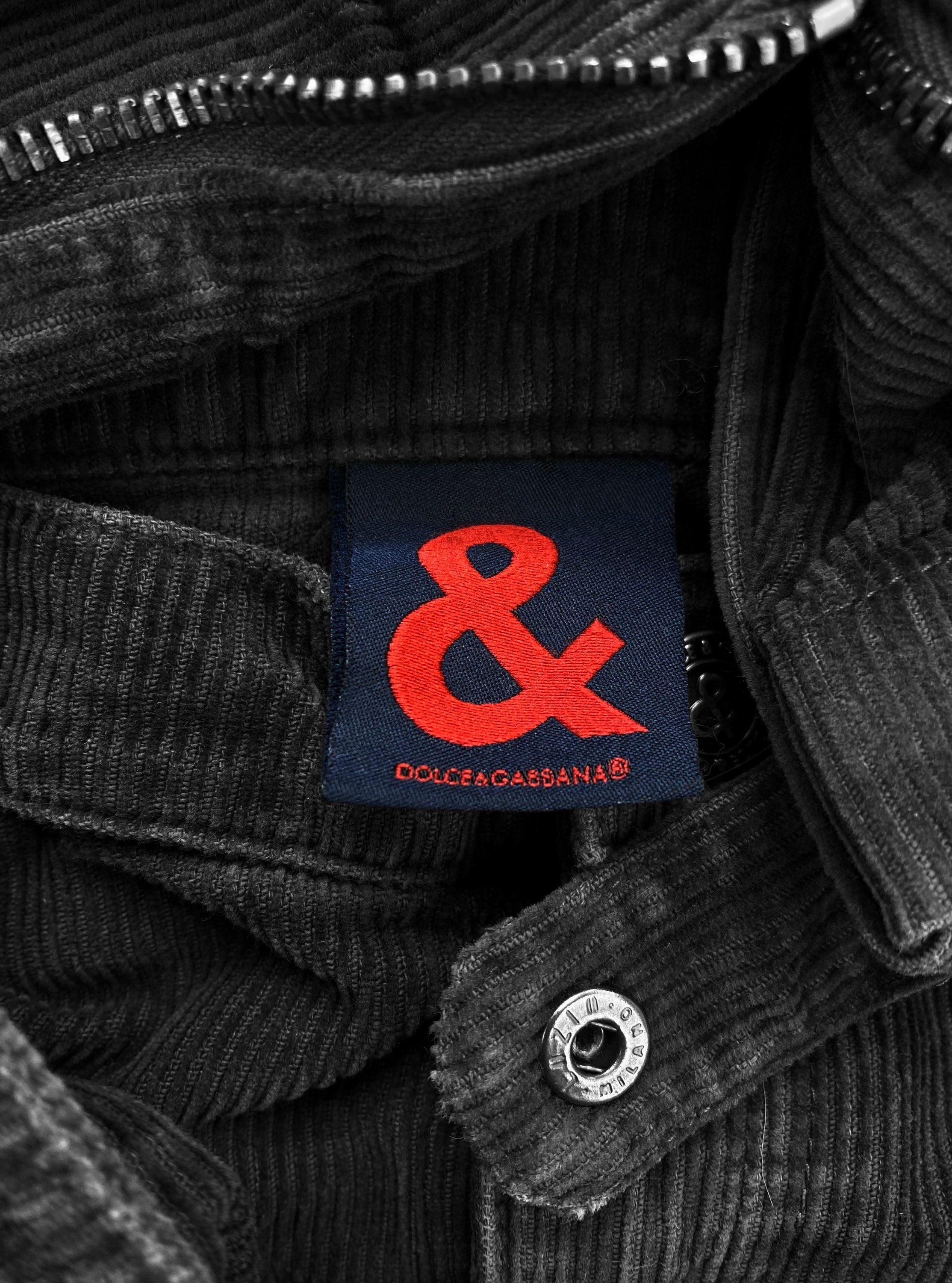 Dolce &amp; Gabbana 3D Corduroy Grey Cargo Multi-Pocket Pants