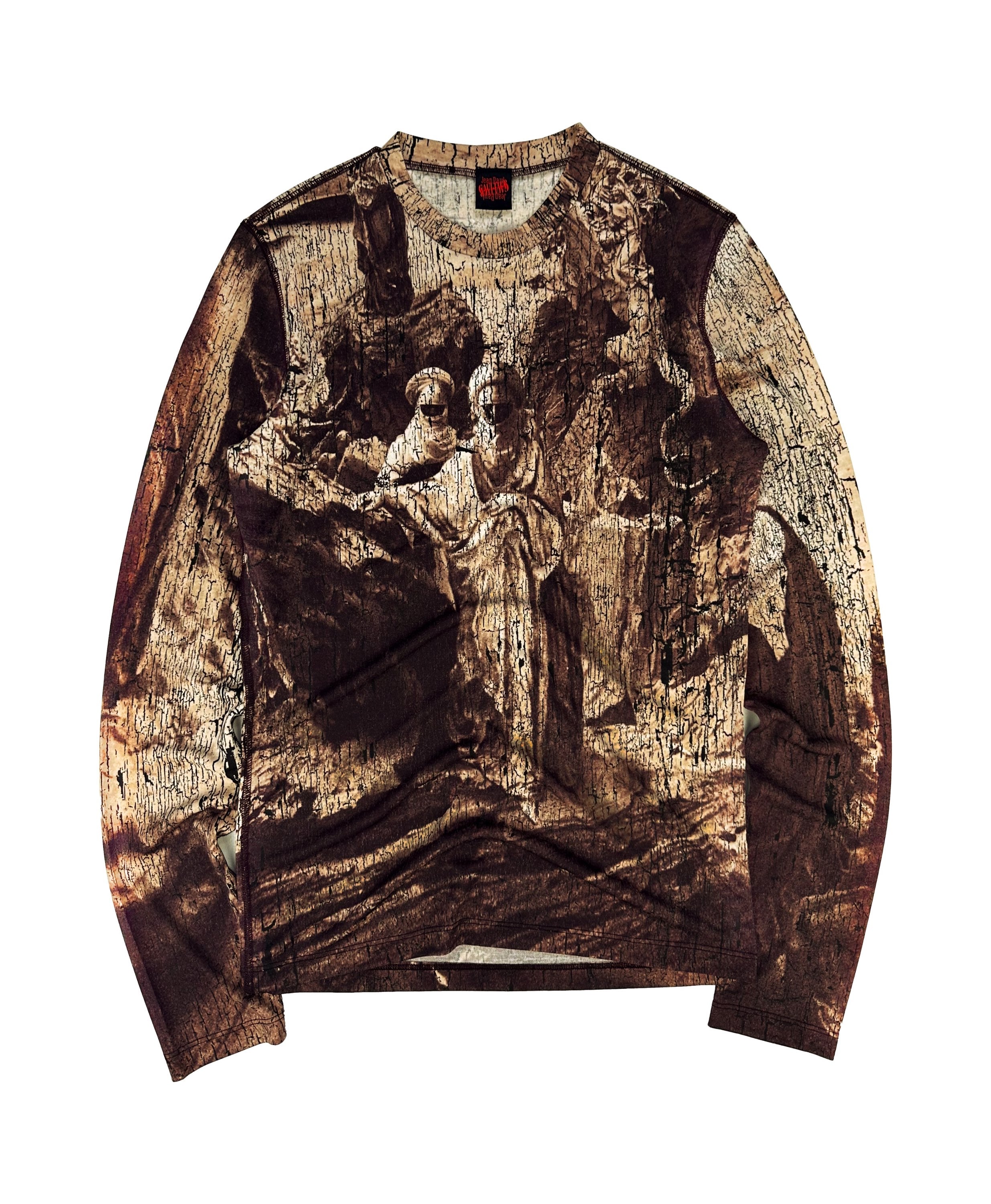 SS98 Jean Paul Gaultier ‘Bedouins’ Mesh Tattoo Longsleeve Shirt