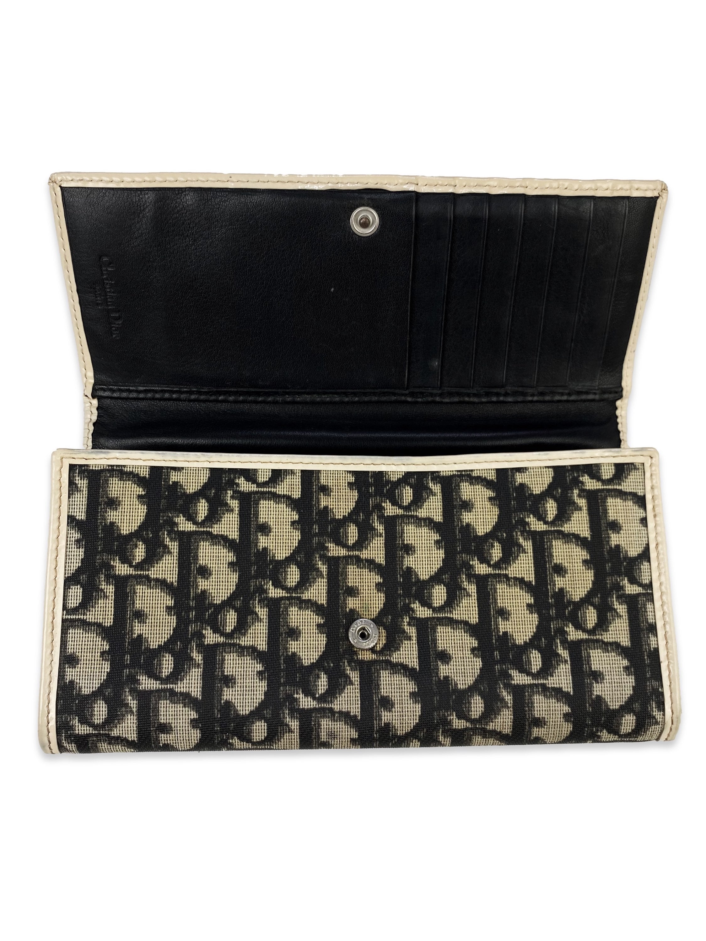 00s Dior ‘1’ Trotter Monogram Bifold Wallet