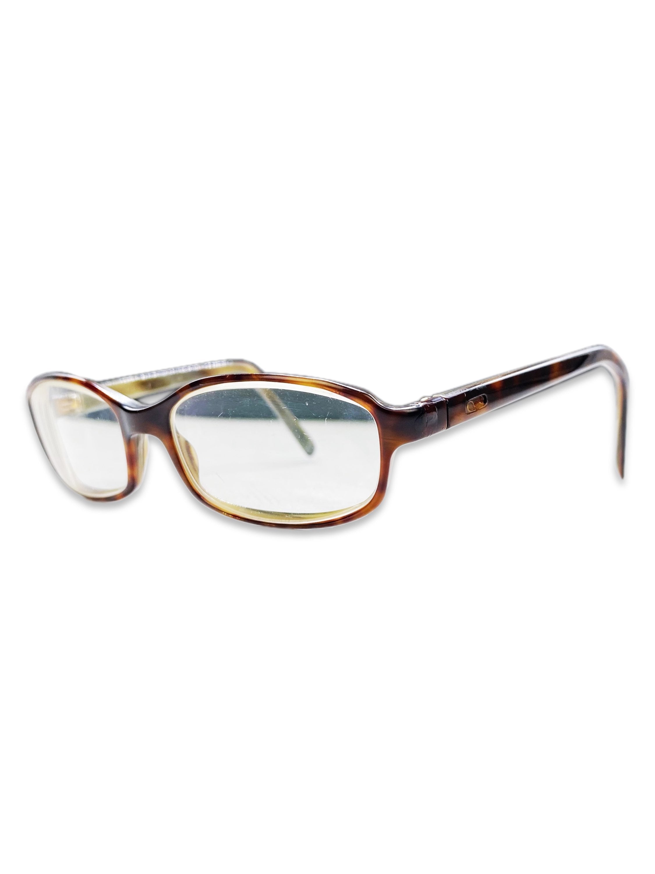 Gucci Ombré Boxy Rectagular Frame Metallic Glasses