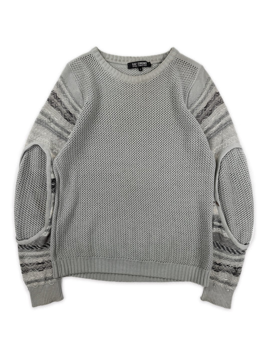 SS06 Raf Simons ‘Icarus Surgit’ Elbow Cut Out Knitted Sweater
