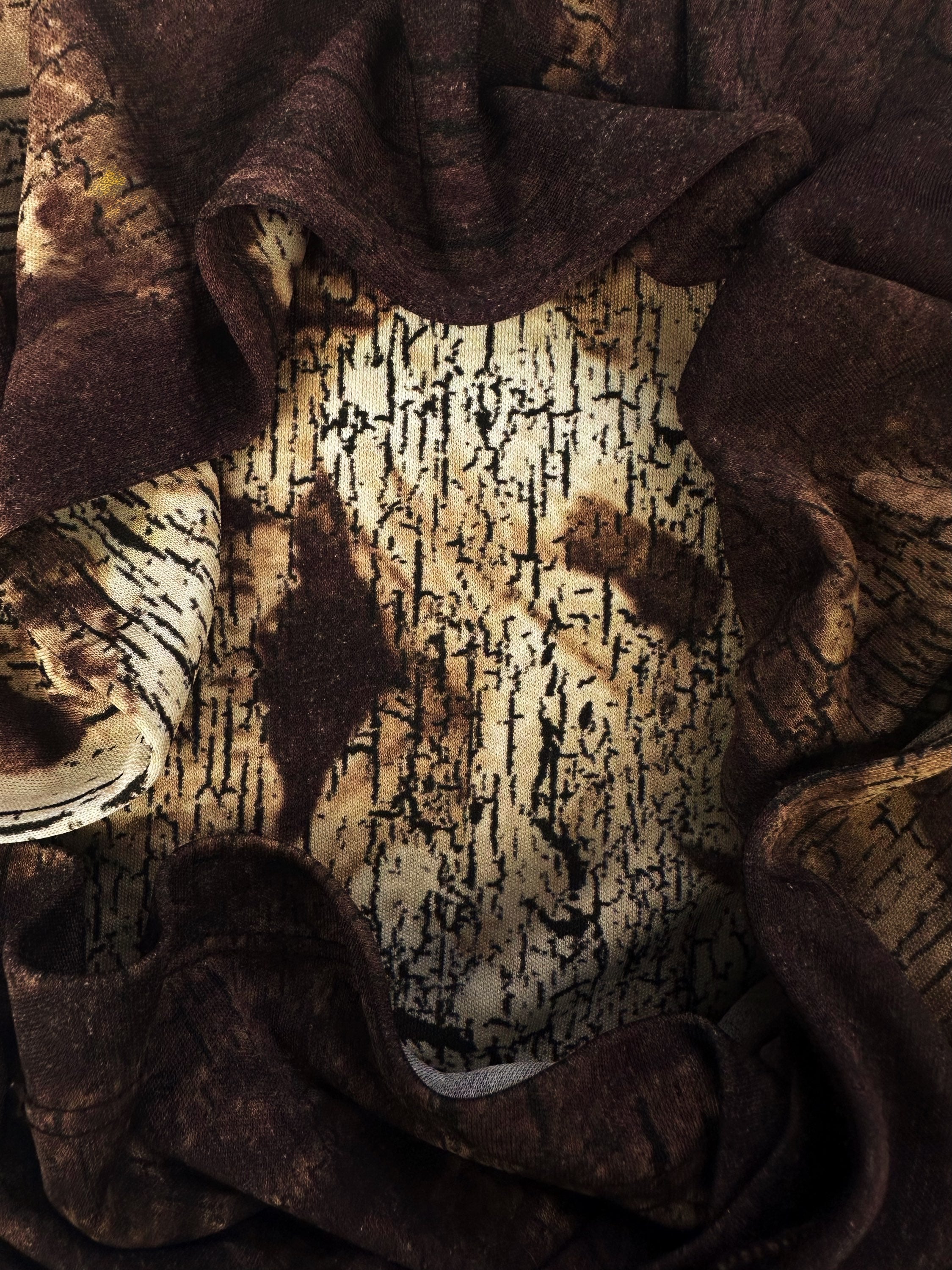 SS98 Jean Paul Gaultier ‘Bedouins’ Mesh Tattoo Longsleeve Shirt