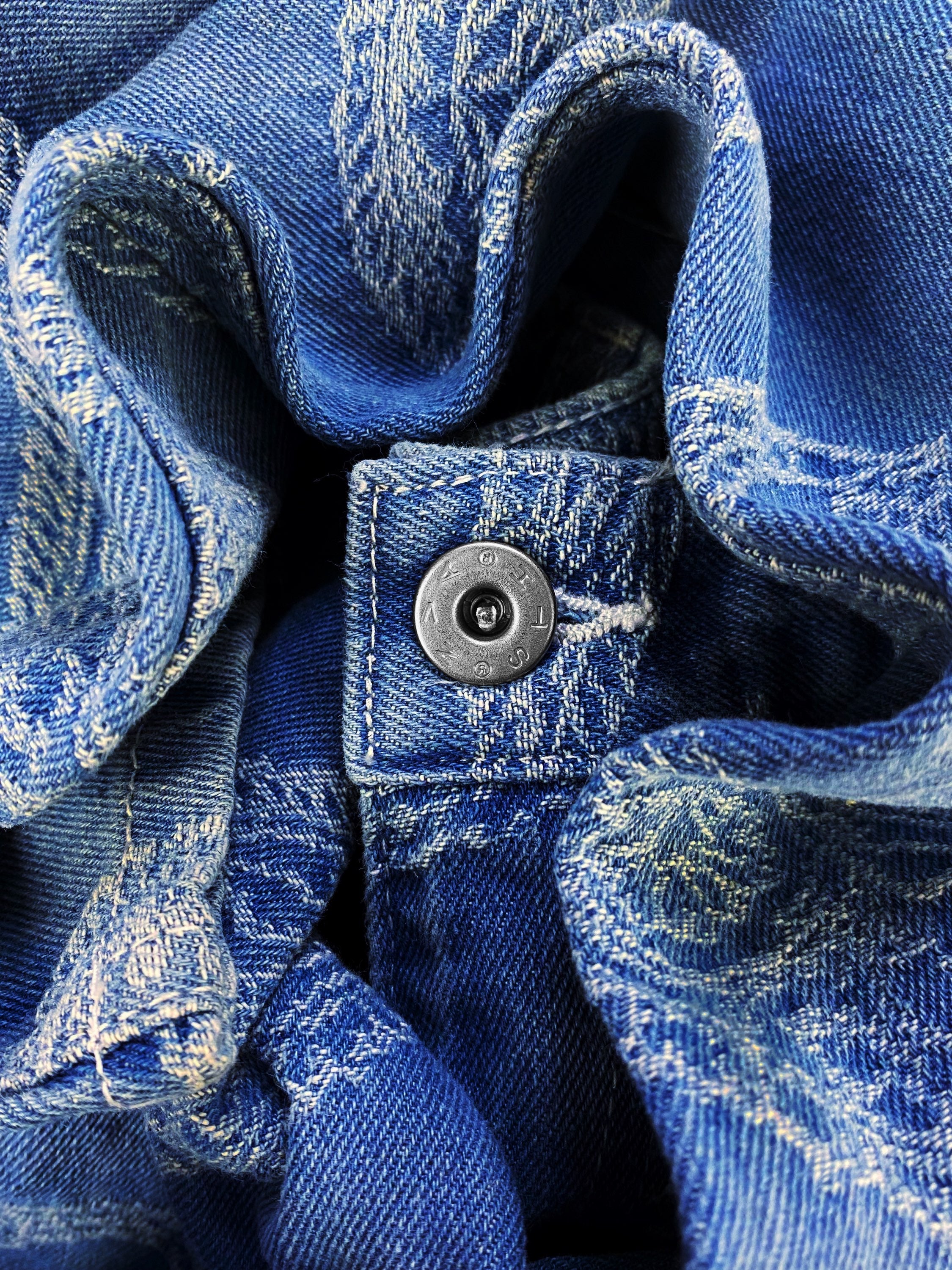 SS22 Thisisneverthat ‘Paisley’ Print Embroidered Wide Cut Denim