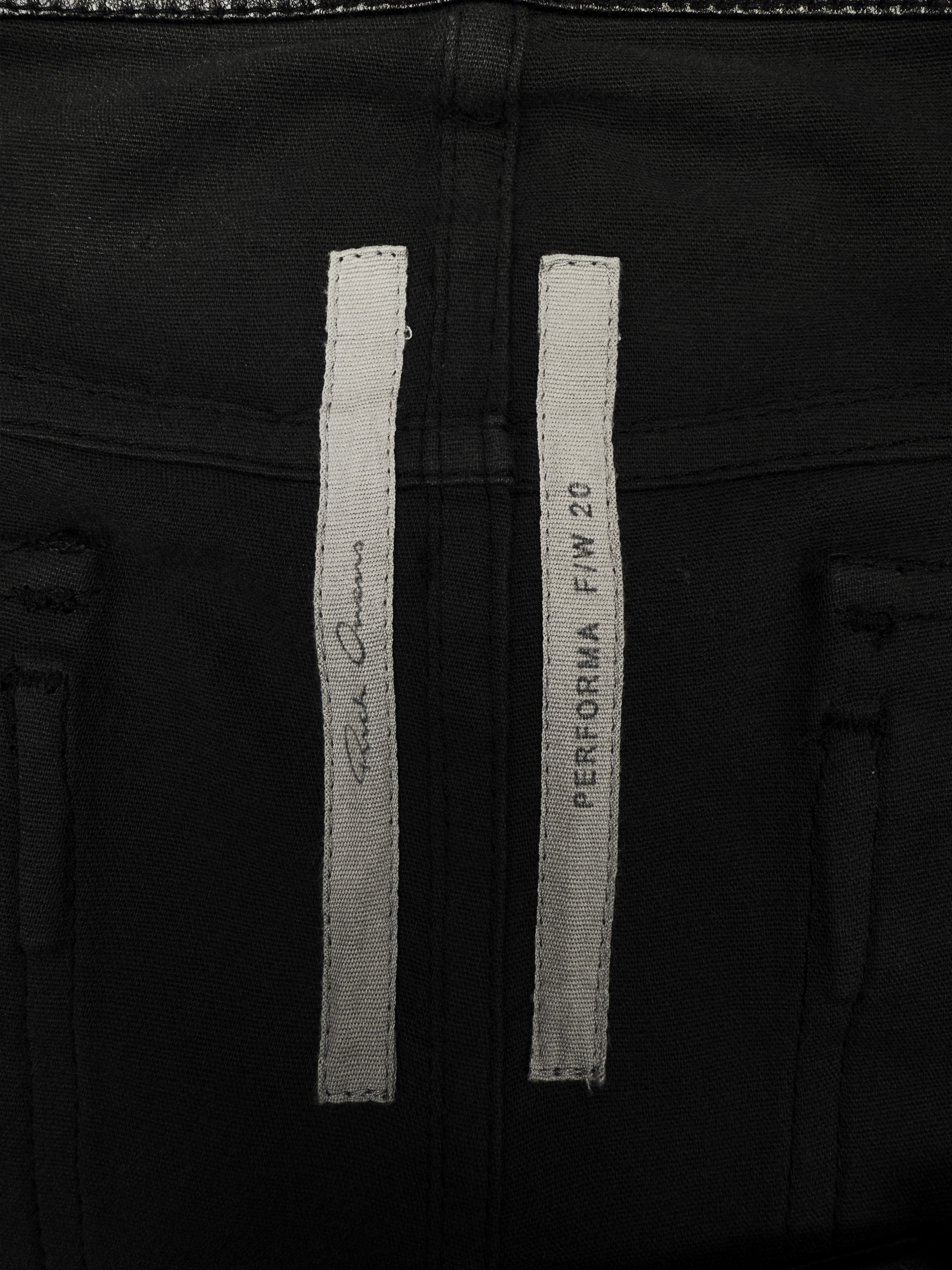 AW20 Rick Owens ‘Preforma’ Lambskin Leather Pants