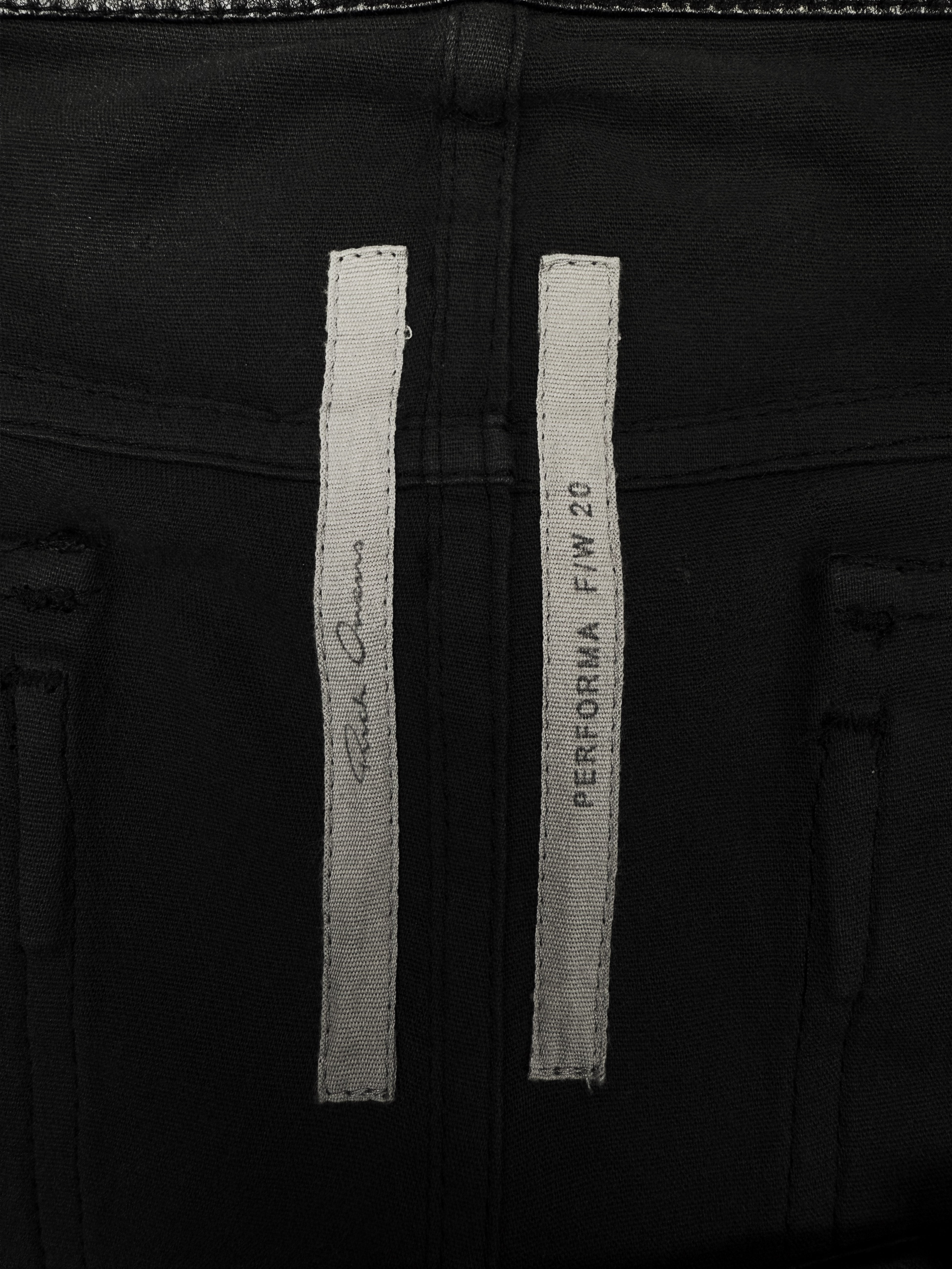 AW20 Rick Owens ‘Preforma’ Lambskin Leather Pants