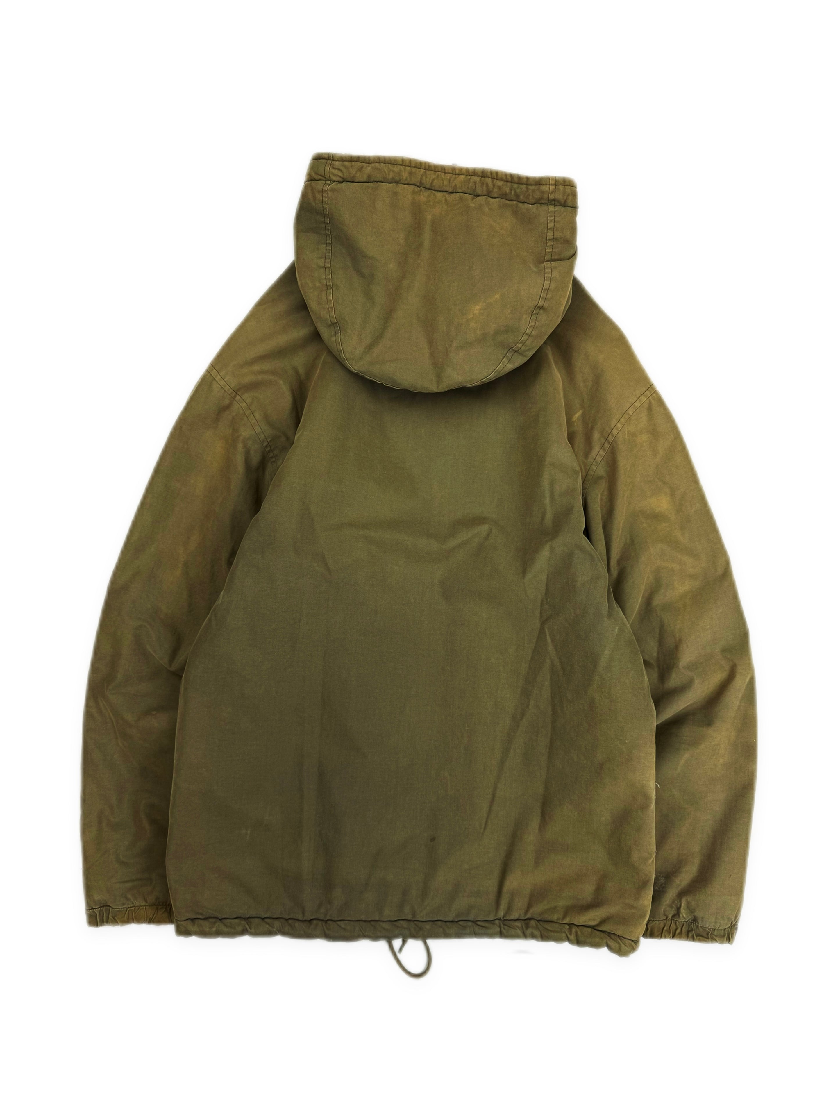 AW99 Helmut Lang Olive Cotton One Pocket Padded Jacket