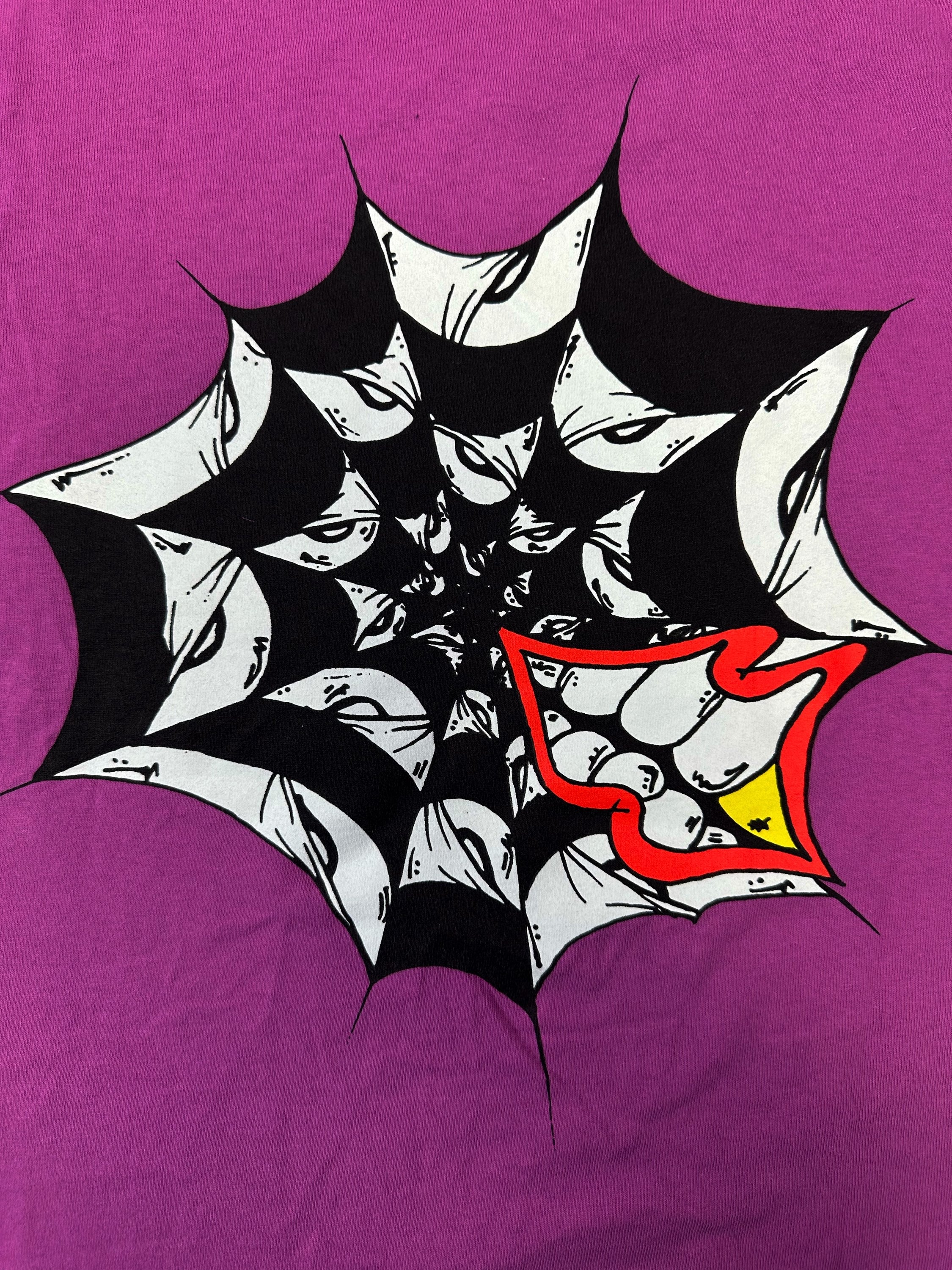 Chrome Hearts x Matty Boy ‘Spiderweb’ Purple Graphic T-Shirt
