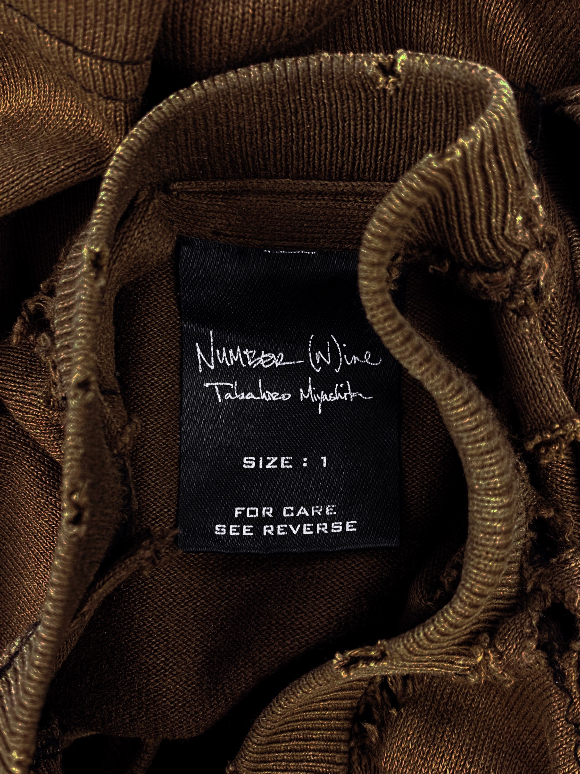 AW02 Number (N)ine ‘Somebody’ John Lennon Slogan T-Shirt
